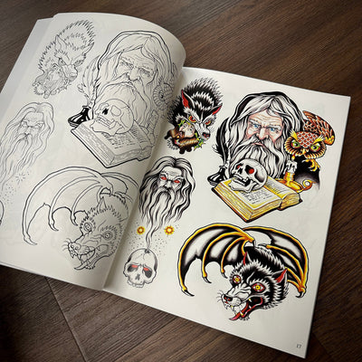 J.D. Crowe book Books Official Tattoo Brand- Assorted Designs Vol.3