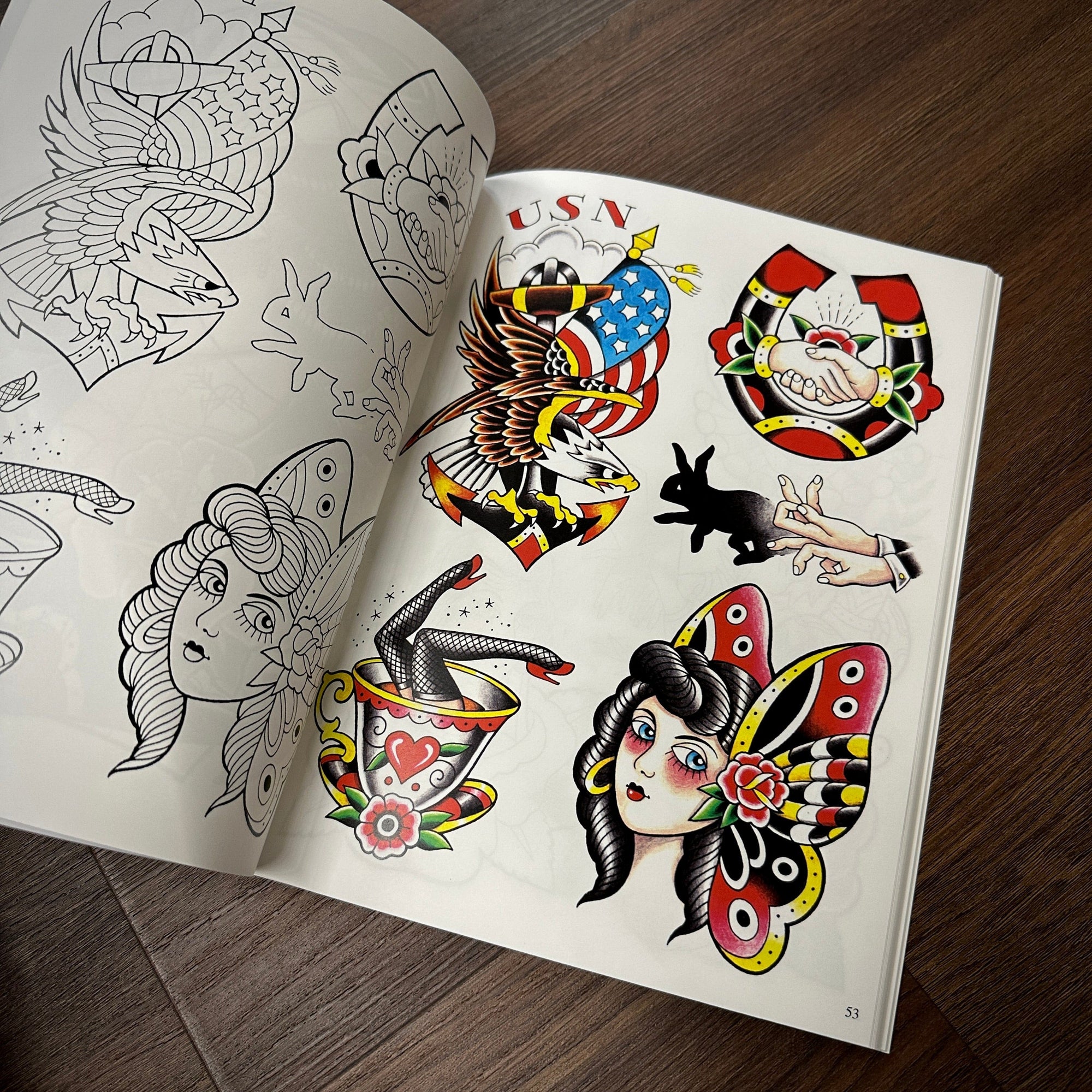 J.D. Crowe book Books Official Tattoo Brand- Assorted Designs Vol.3