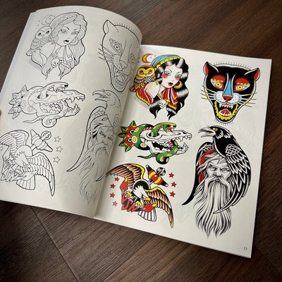 J.D. Crowe book Books Official Tattoo Brand- Assorted Designs Vol.4