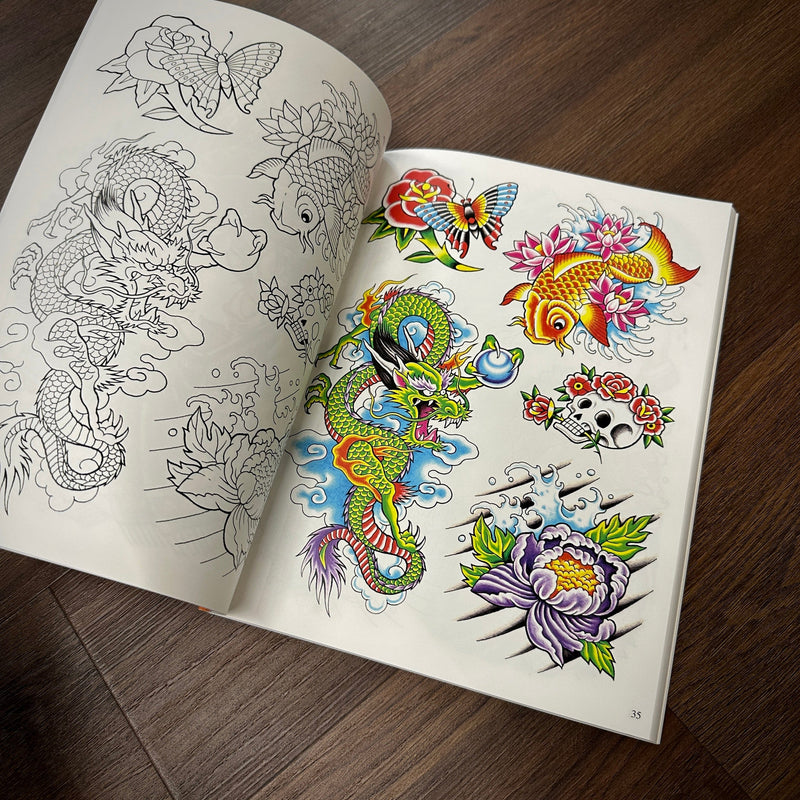 Official Tattoo Brand Assorted Designs Vol.4 tattooflashcollective