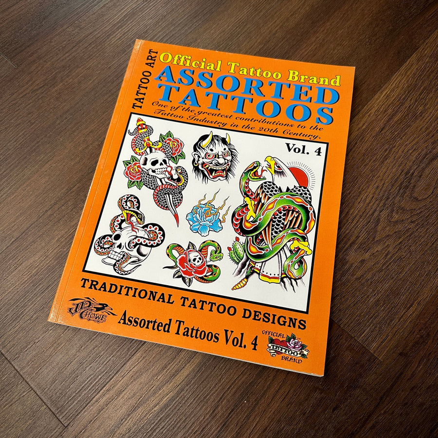 J.D. Crowe book Books Official Tattoo Brand- Assorted Designs Vol.4
