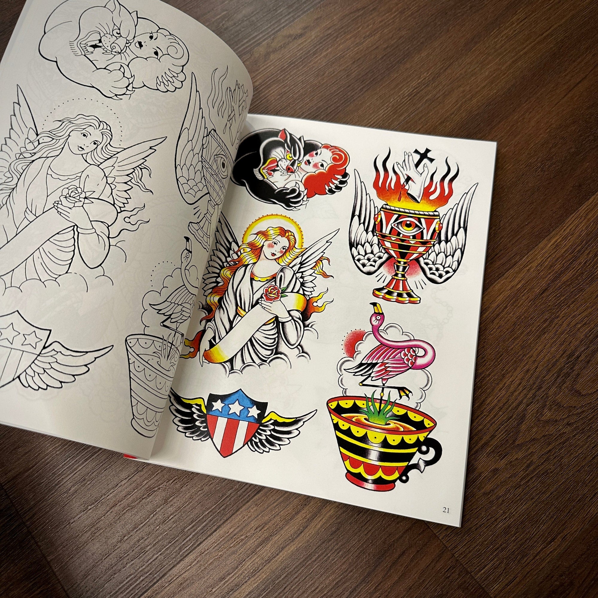 J.D. Crowe book Books Official Tattoo Brand- Assorted Designs Vol.5