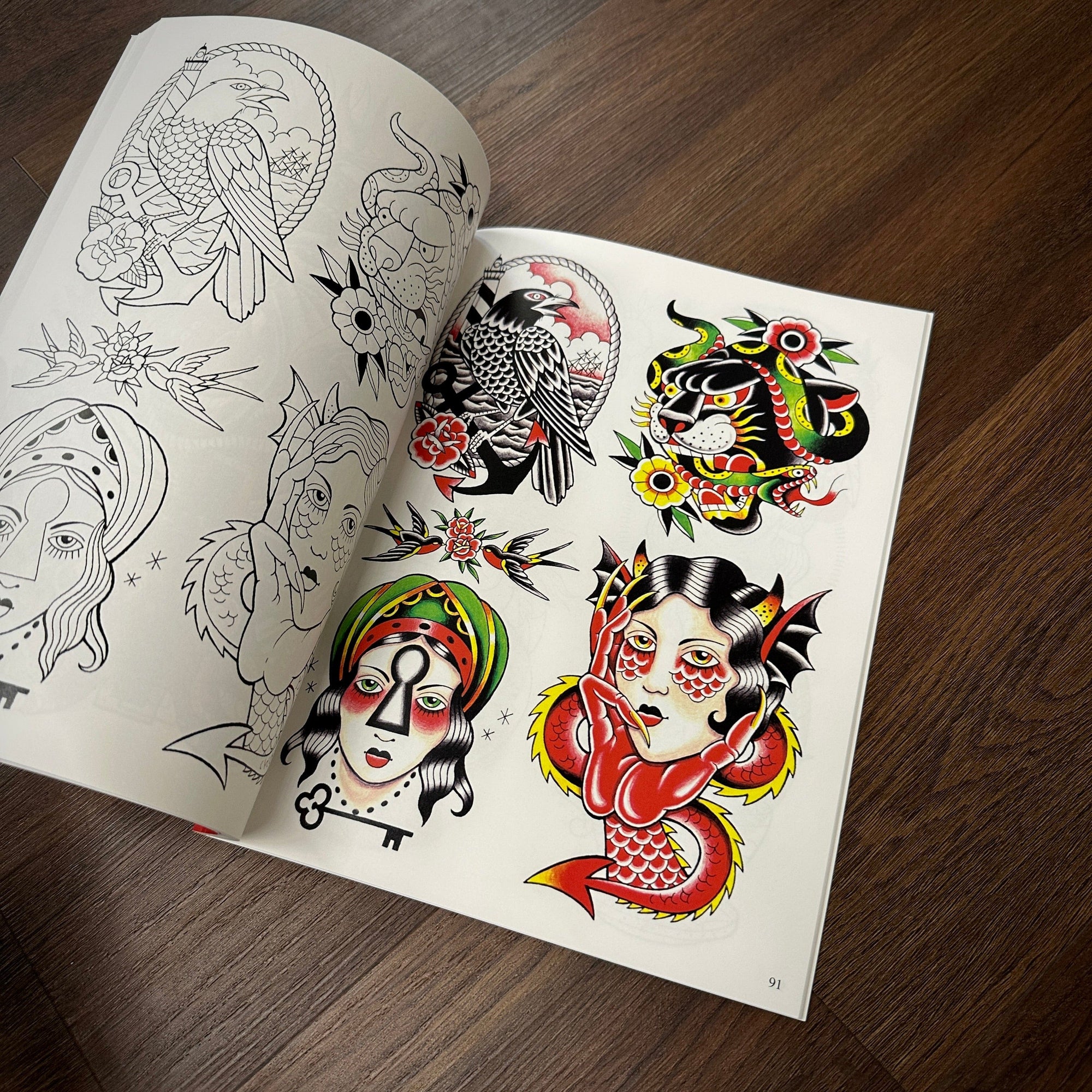J.D. Crowe book Books Official Tattoo Brand- Assorted Designs Vol.5