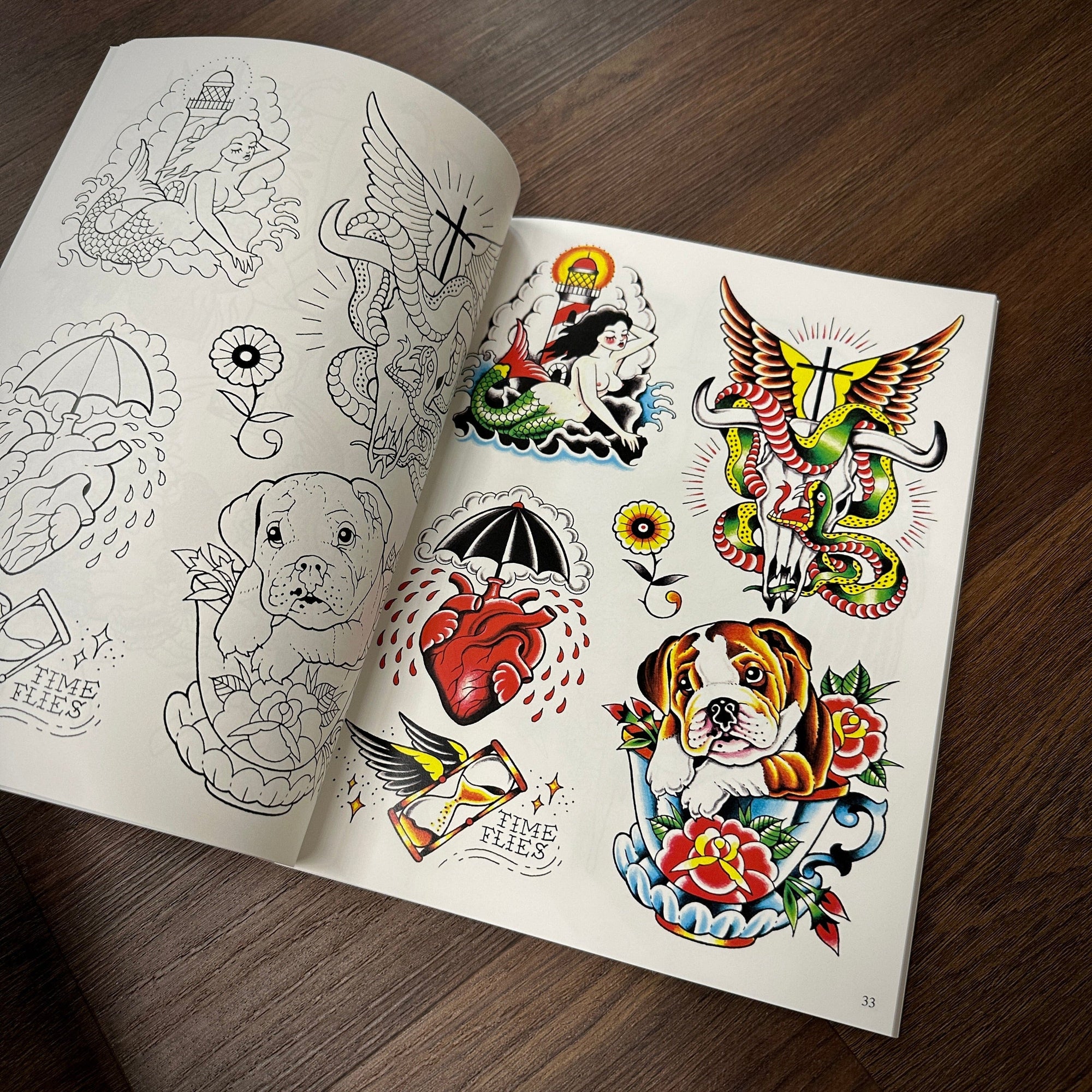 J.D. Crowe book Books Official Tattoo Brand- Assorted Designs Vol.5