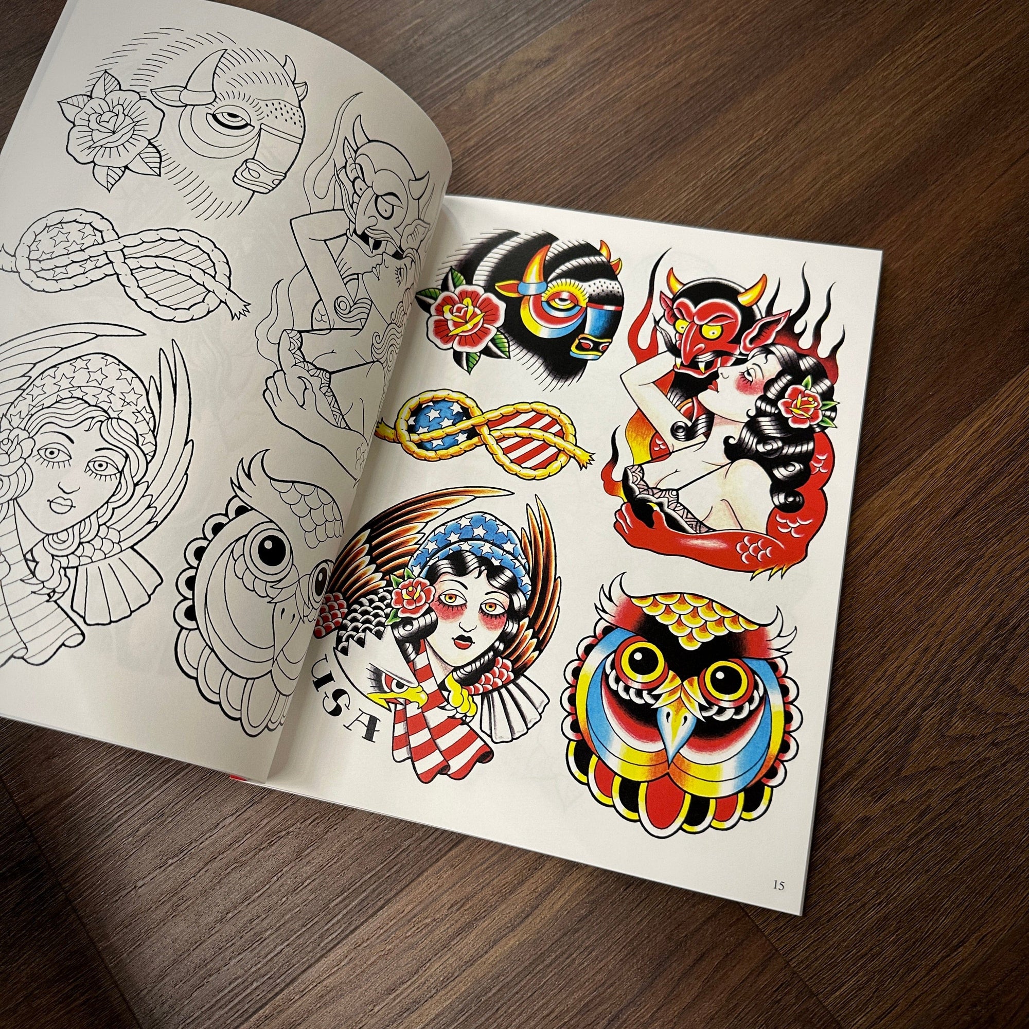 タトゥーデザインブック 5冊セット Official Tattoo Brand- Assorted Designs Vol.5