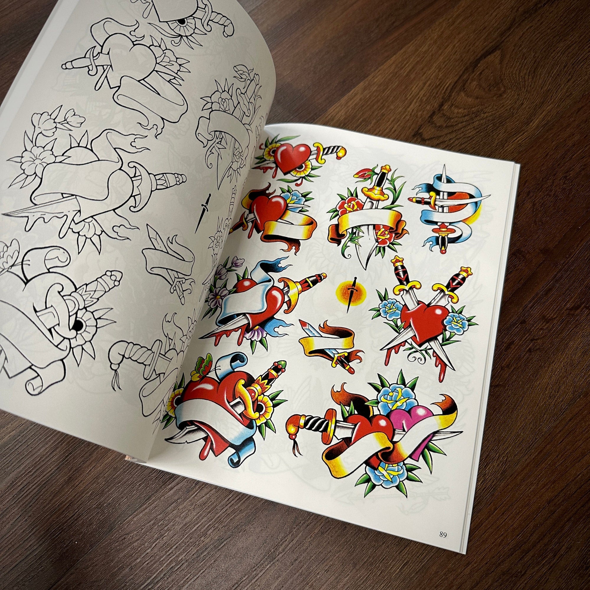 J.D. Crowe book Books Official Tattoo Brand- Assorted Designs Vol.6