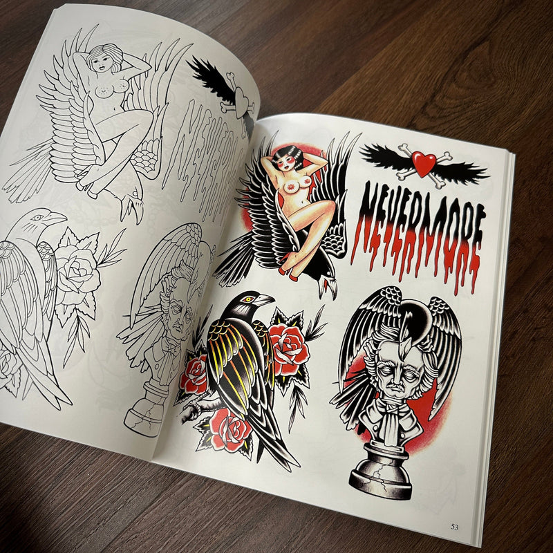 Official Tattoo Brand Assorted Designs Vol.6 tattooflashcollective