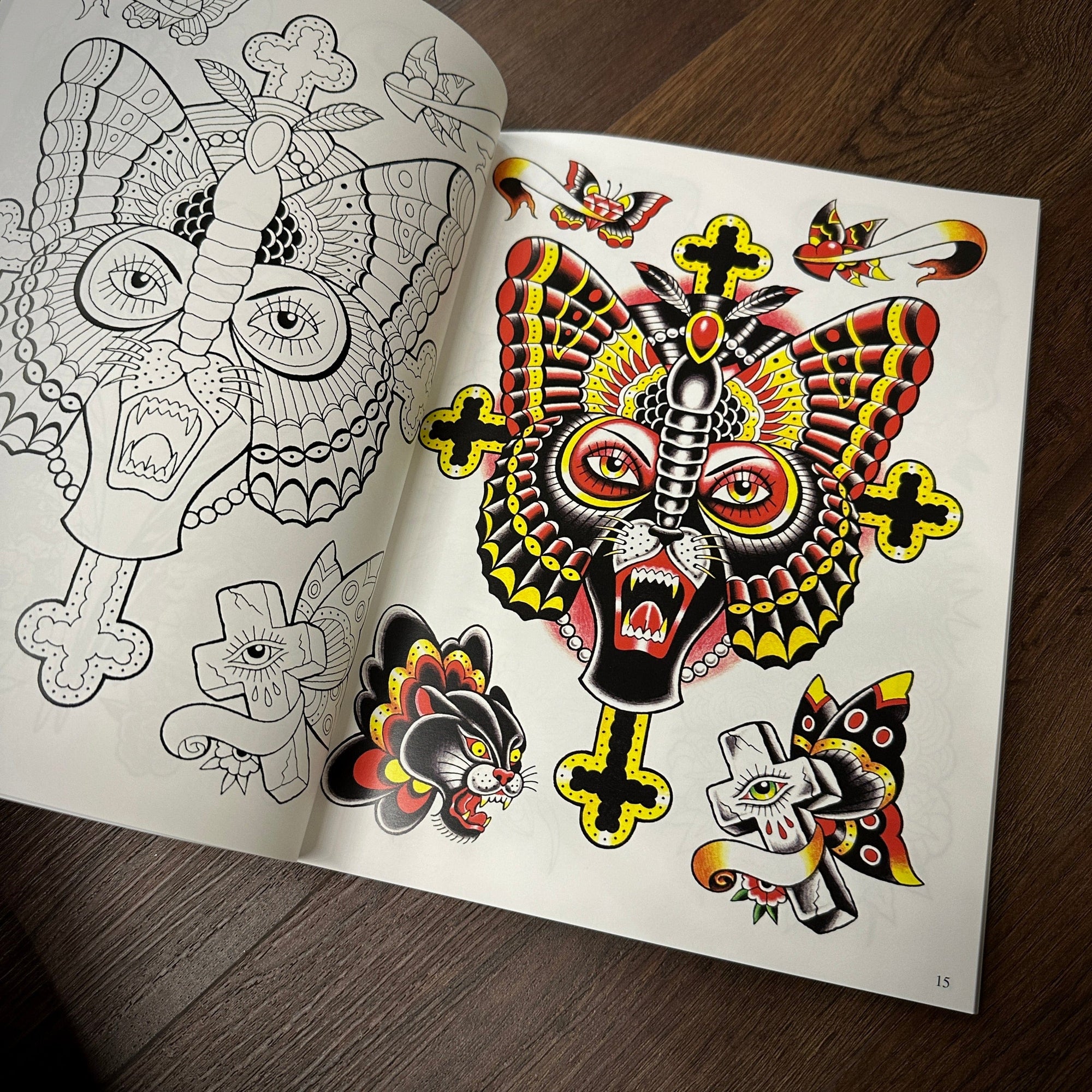 J.D. Crowe book Books Official Tattoo Brand- Assorted Designs Vol.6