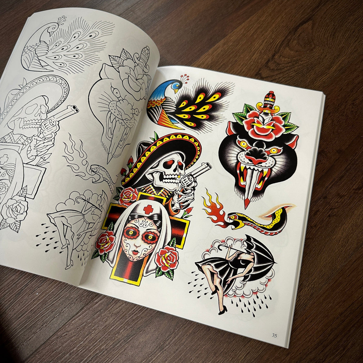 Official Tattoo Brand- Assorted Designs Vol.6 - tattooflashcollective