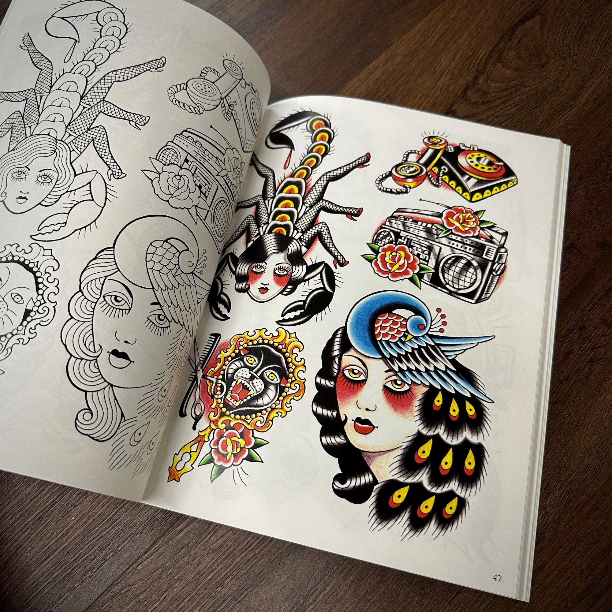 J.D. Crowe book Books Official Tattoo Brand- Assorted Designs Vol.6