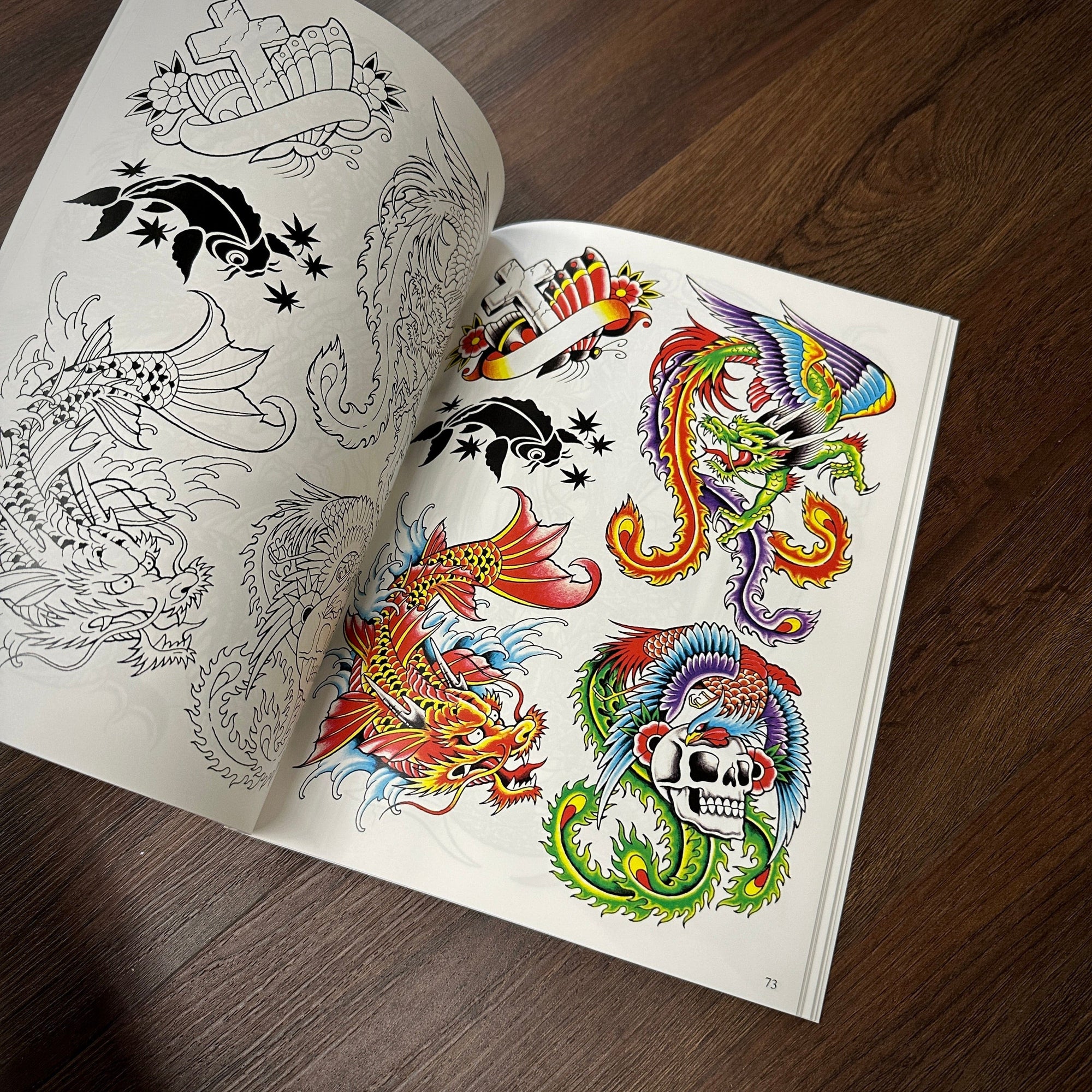 J.D. Crowe book Books Official Tattoo Brand- Assorted Designs Vol.6