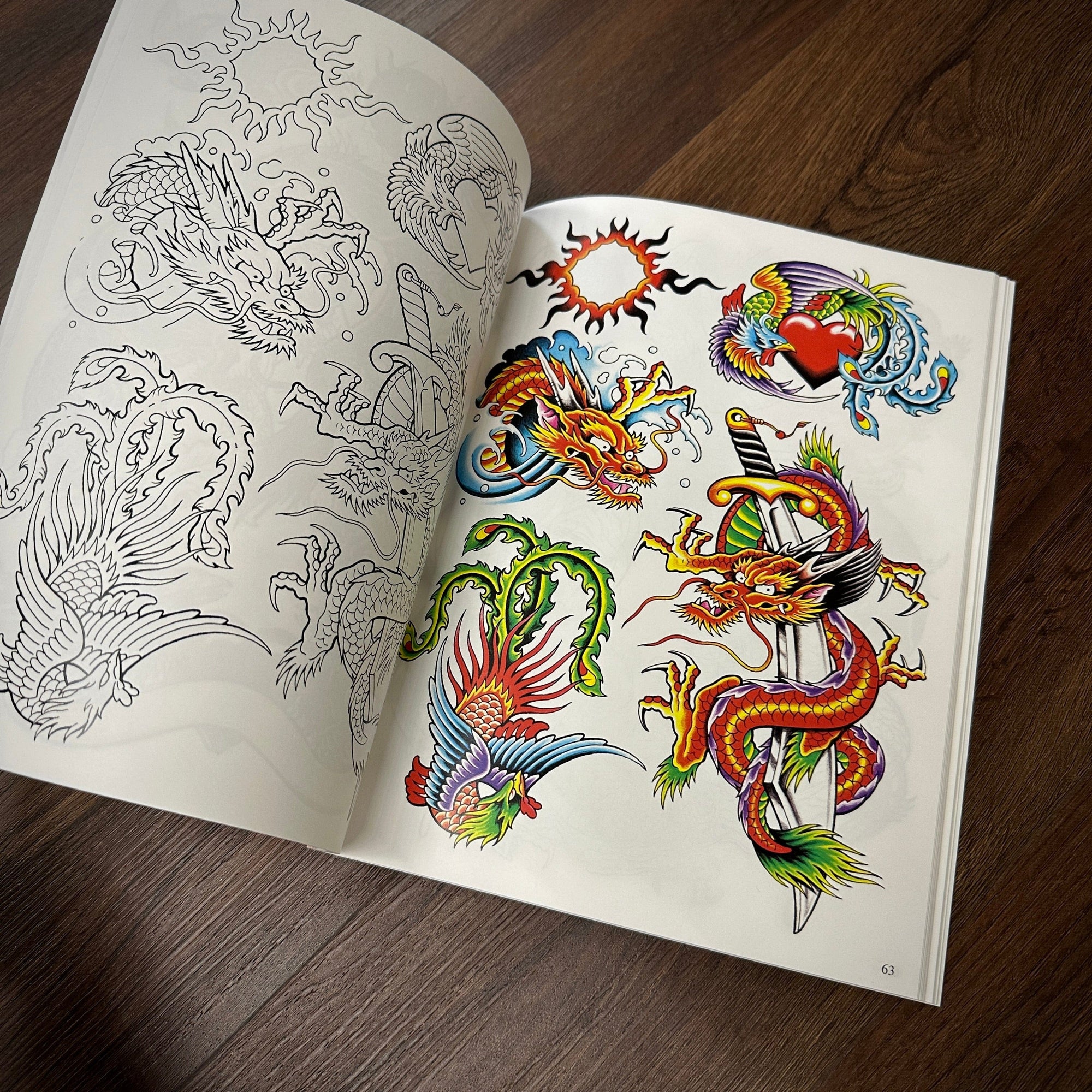 J.D. Crowe book Books Official Tattoo Brand- Assorted Designs Vol.6