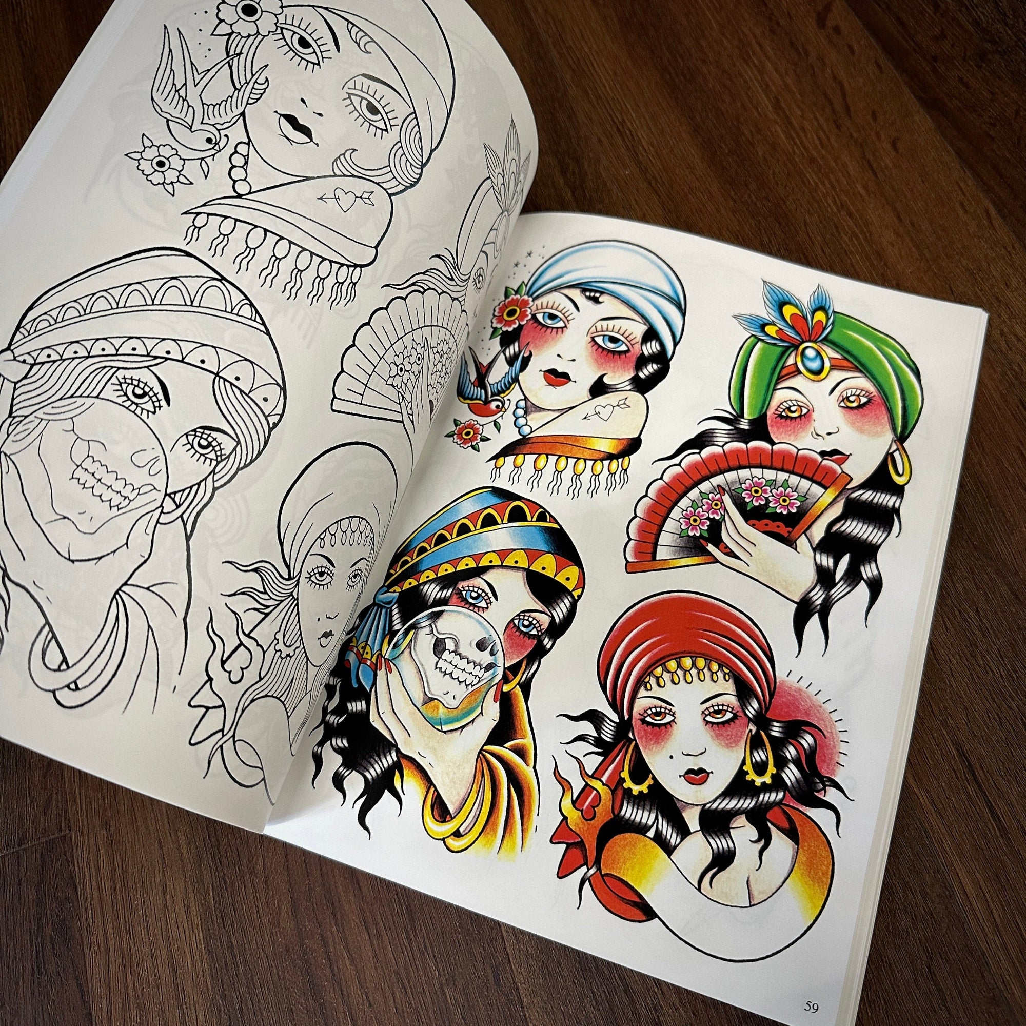 J.D. Crowe book Books Official Tattoo Brand- Assorted Designs Vol.7