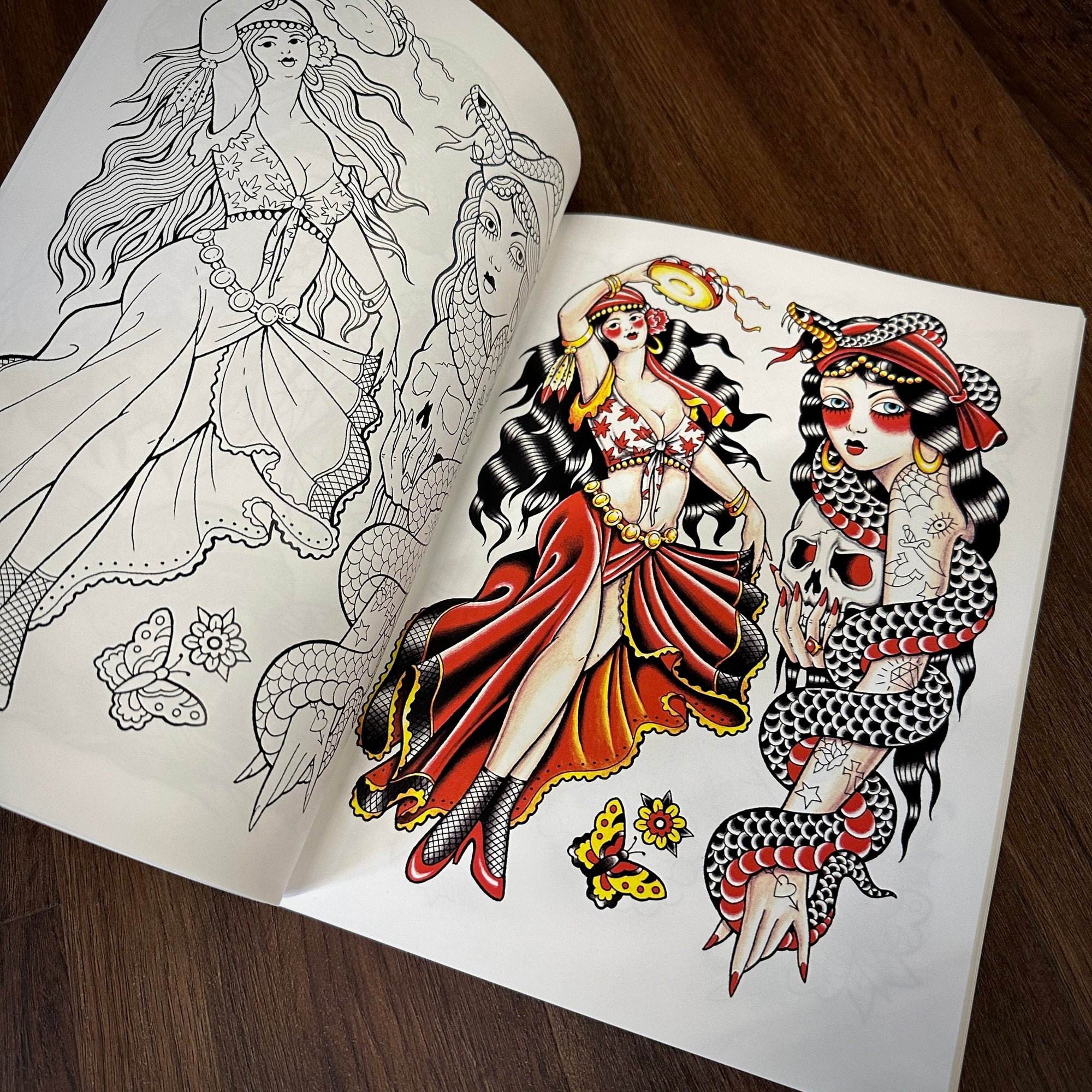 J.D. Crowe book Books Official Tattoo Brand- Assorted Designs Vol.7