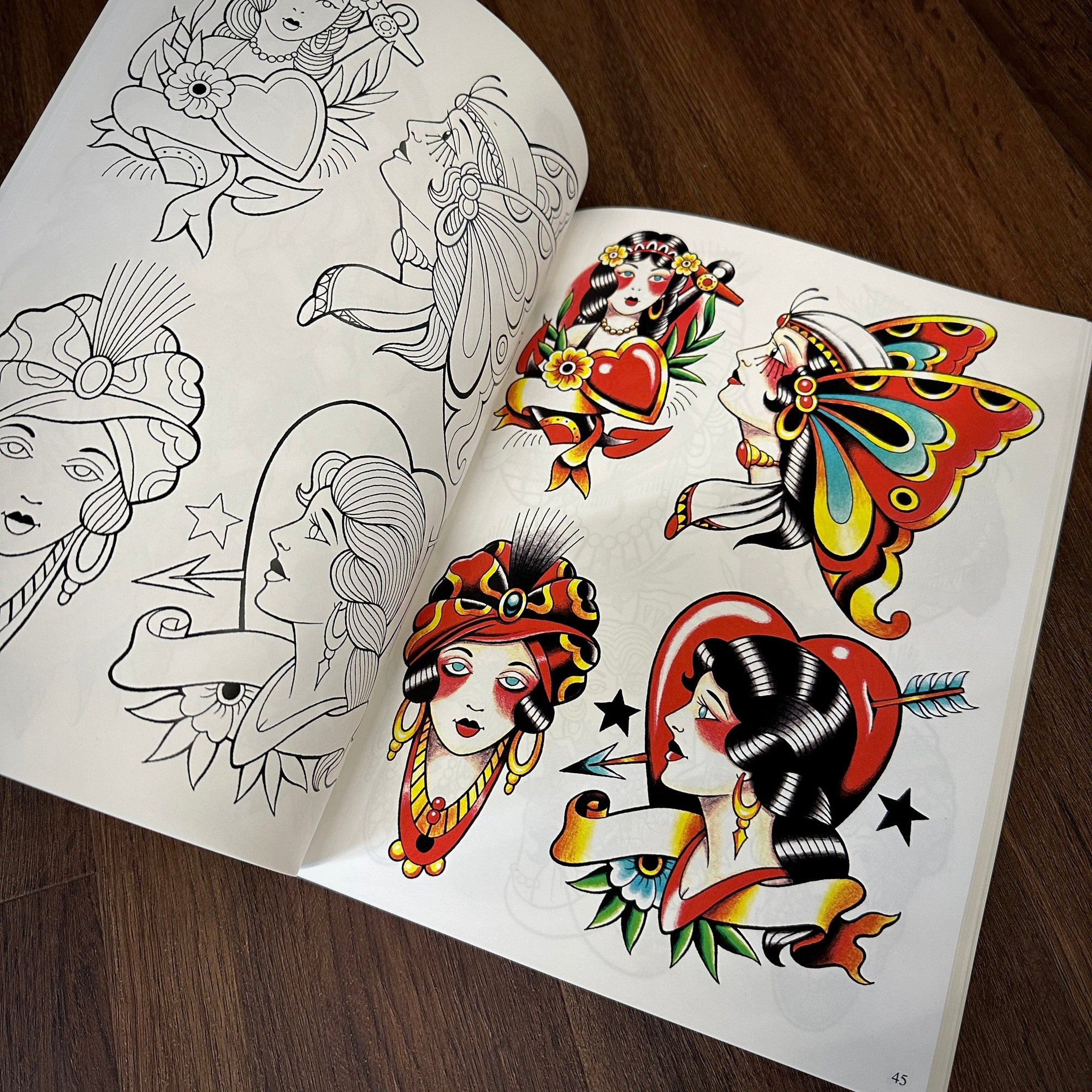 J.D. Crowe book Books Official Tattoo Brand- Assorted Designs Vol.7