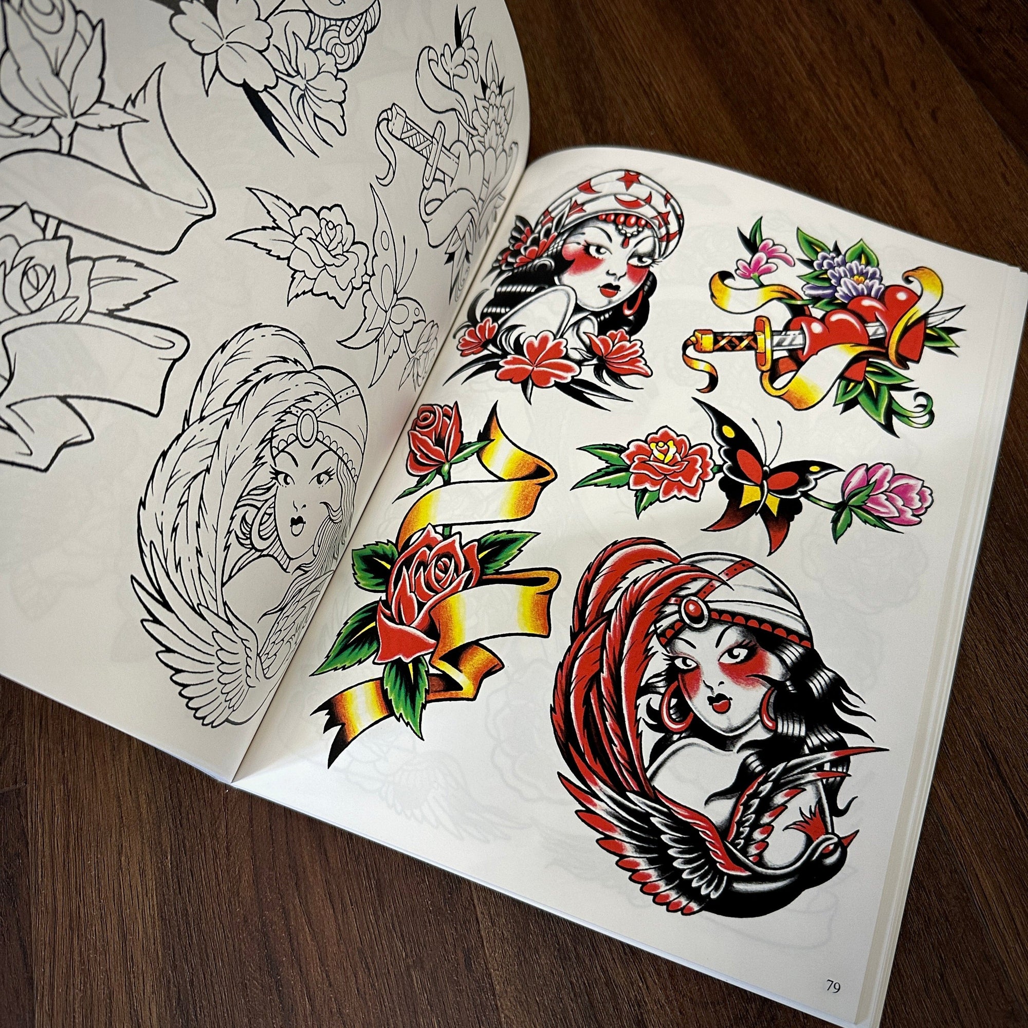 J.D. Crowe book Books Official Tattoo Brand- Assorted Designs Vol.7