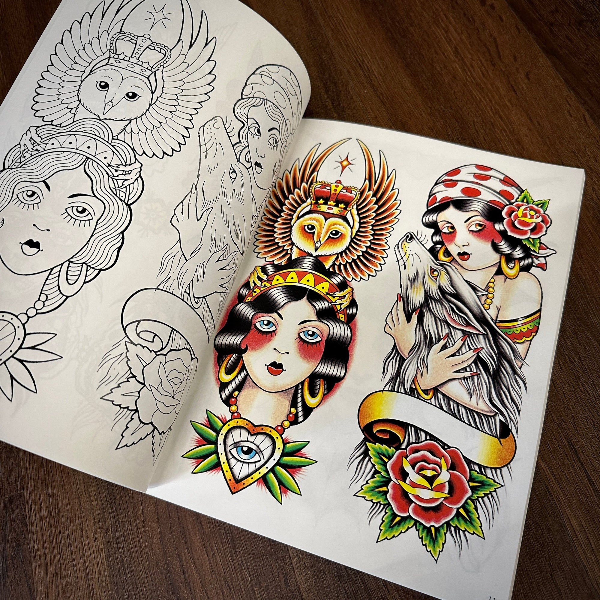 Official Tattoo Brand Assorted Designs Vol.7 tattooflashcollective