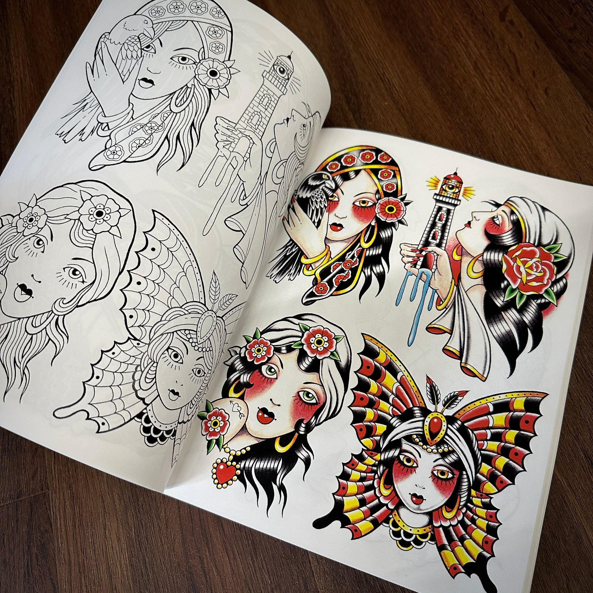 J.D. Crowe book Books Official Tattoo Brand- Assorted Designs Vol.7