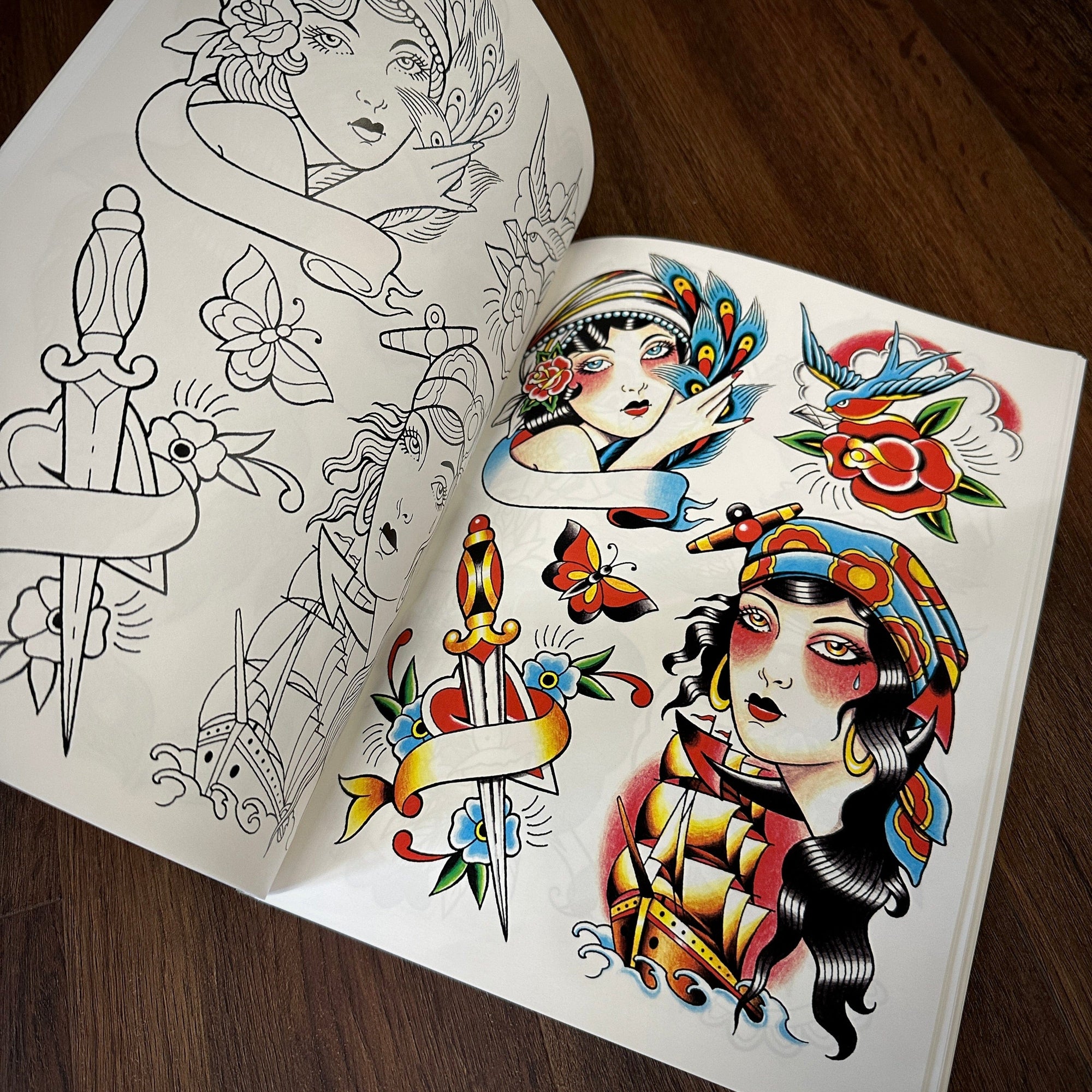 J.D. Crowe book Books Official Tattoo Brand- Assorted Designs Vol.7