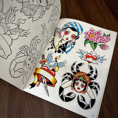 J.D. Crowe book Books Official Tattoo Brand- Assorted Designs Vol.7