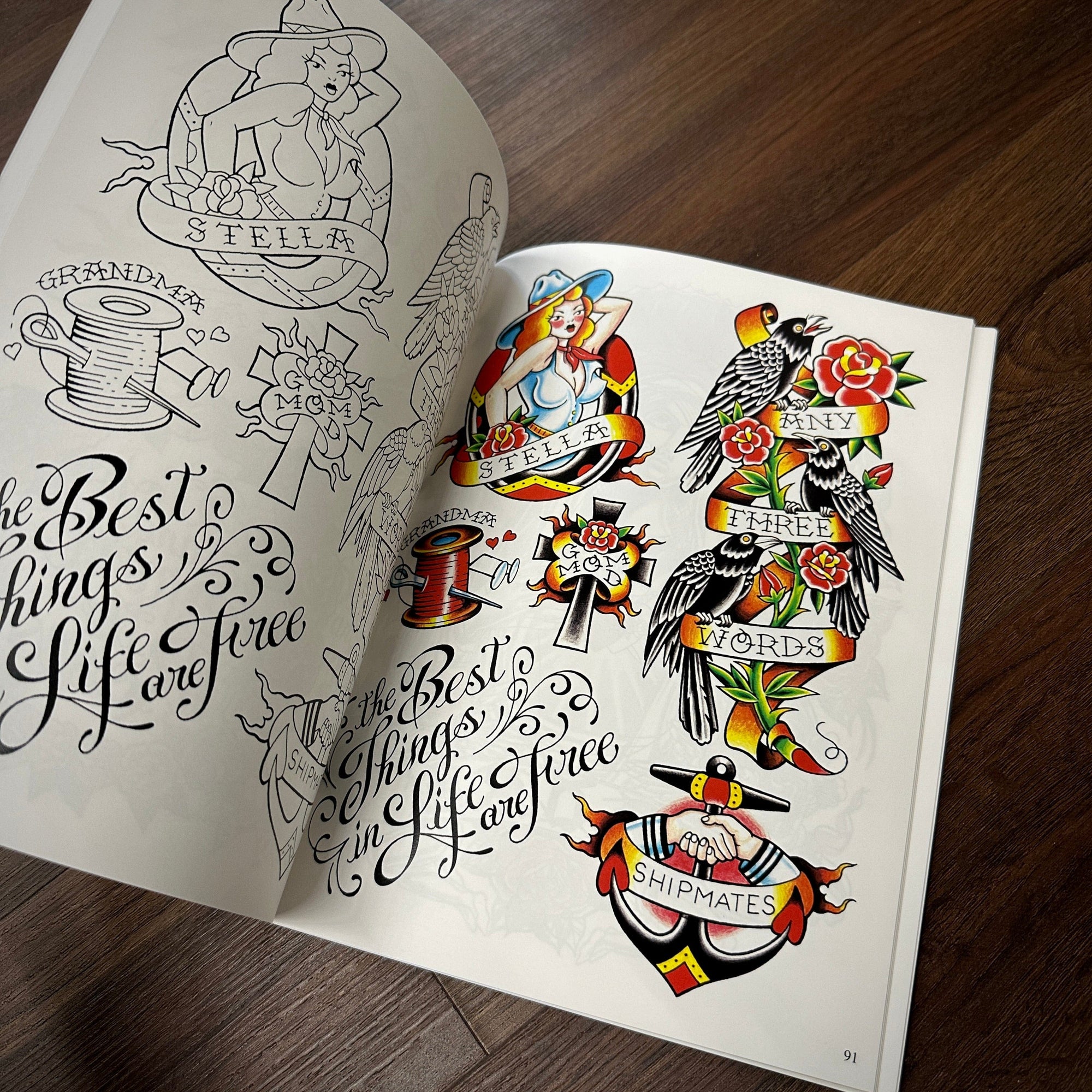 J.D. Crowe book Books Official Tattoo Brand- Banners and lettering