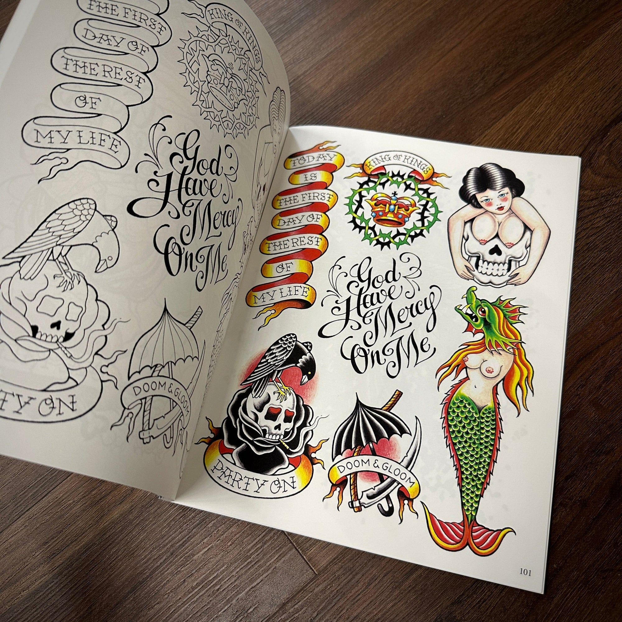 J.D. Crowe book Books Official Tattoo Brand- Banners and lettering