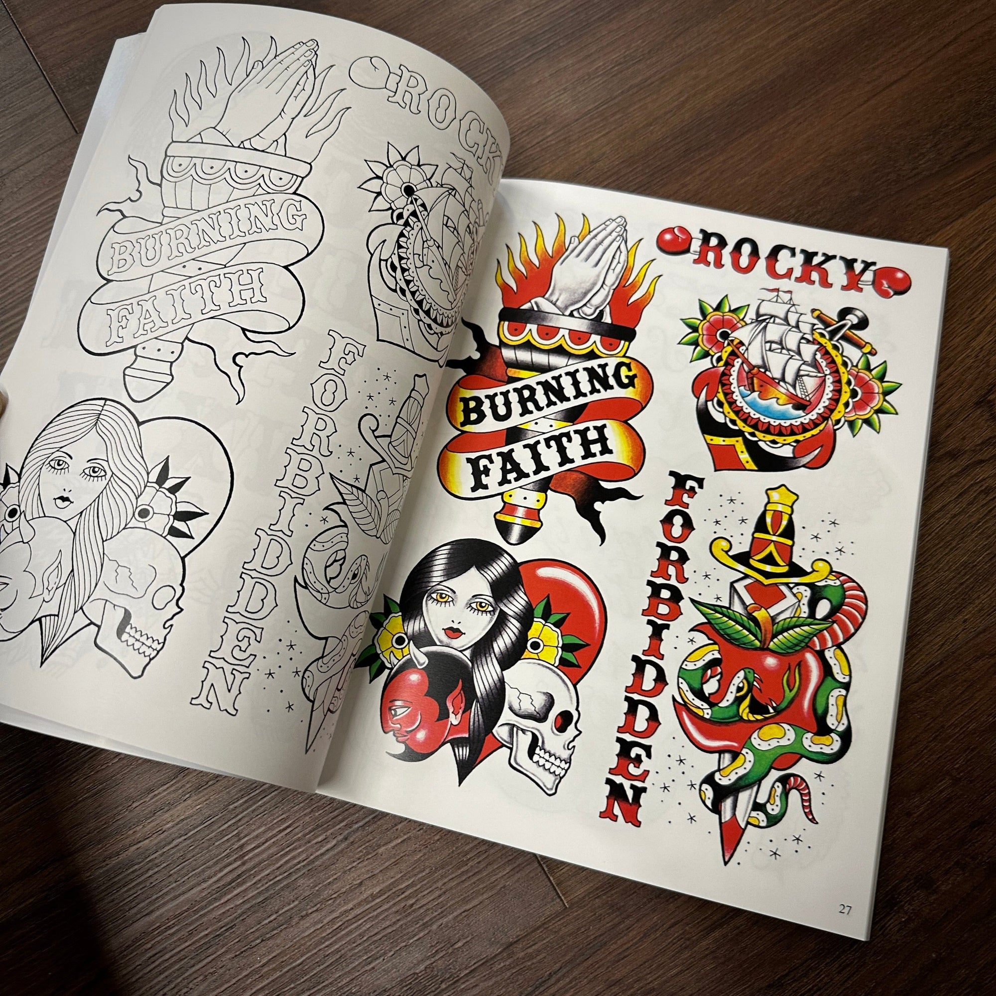 J.D. Crowe book Books Official Tattoo Brand- Banners and lettering