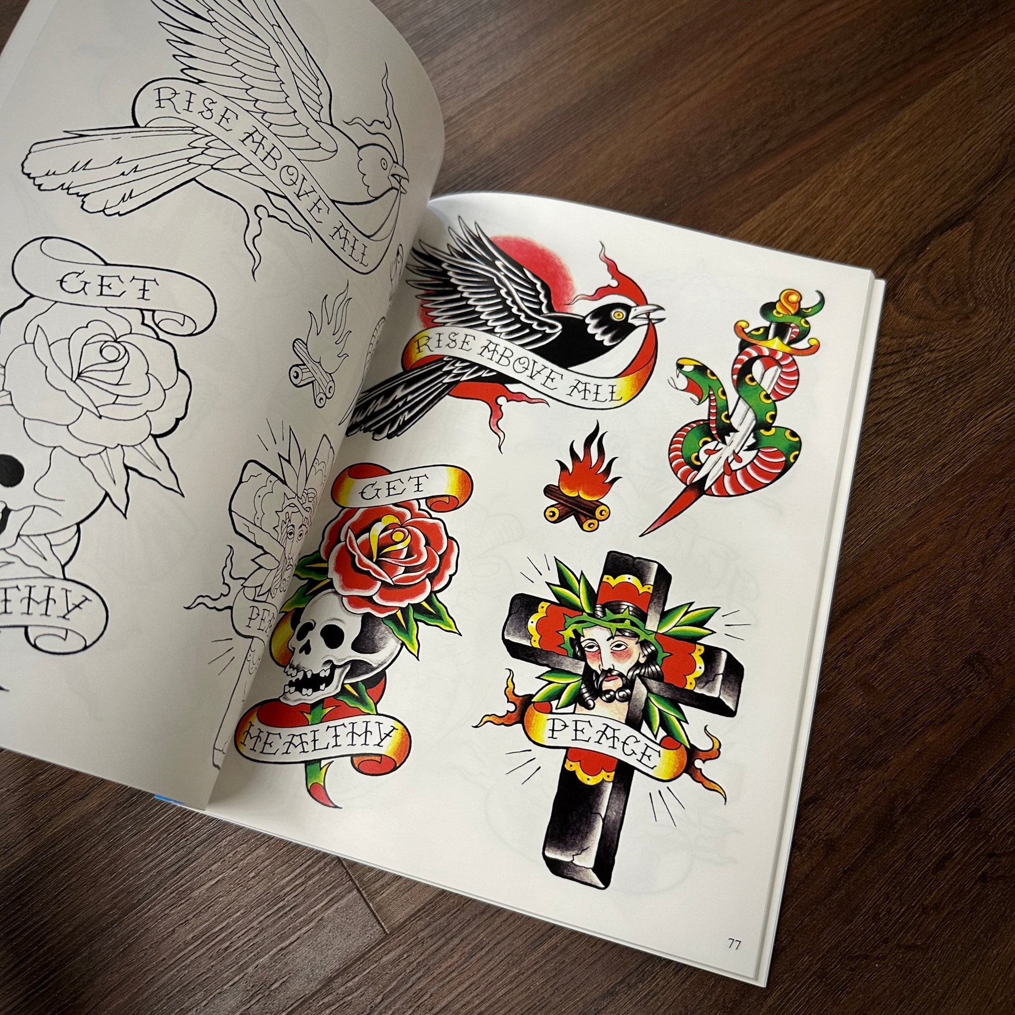 J.D. Crowe book Books Official Tattoo Brand- Banners and lettering