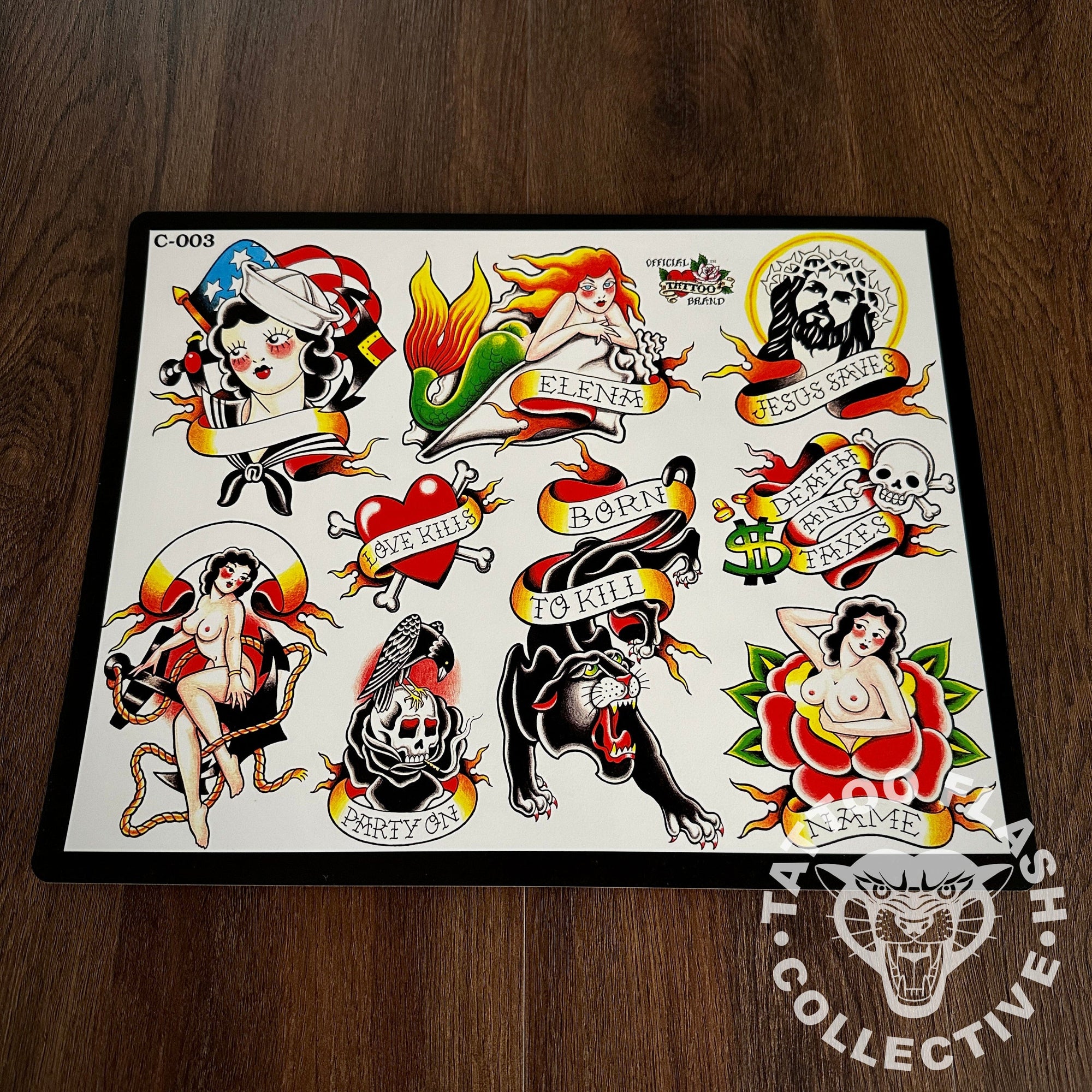 J.D. Crowe Flash J.D. Crowe - Official Tattoo Brand #003