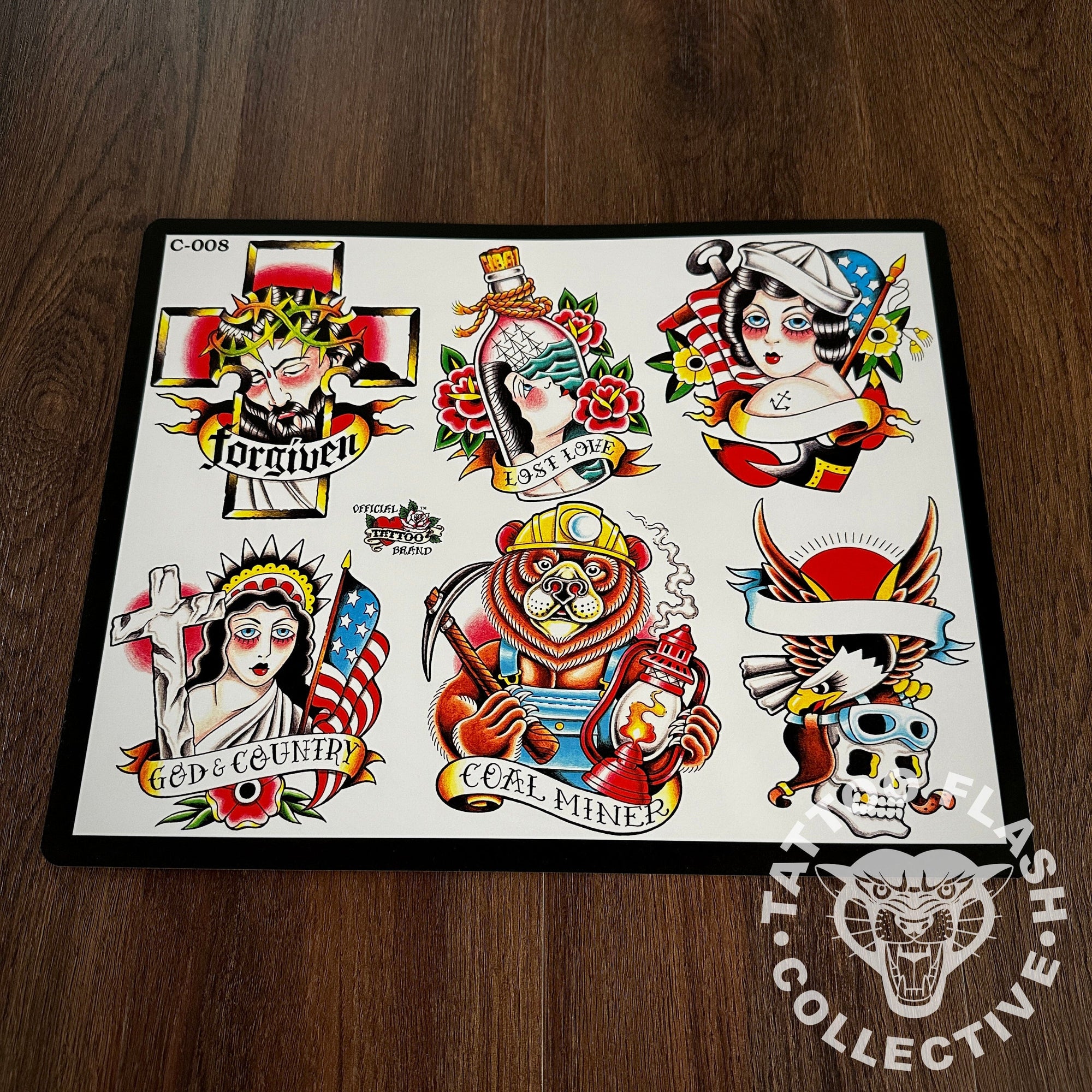 J.D. Crowe Flash J.D. Crowe - Official Tattoo Brand #008