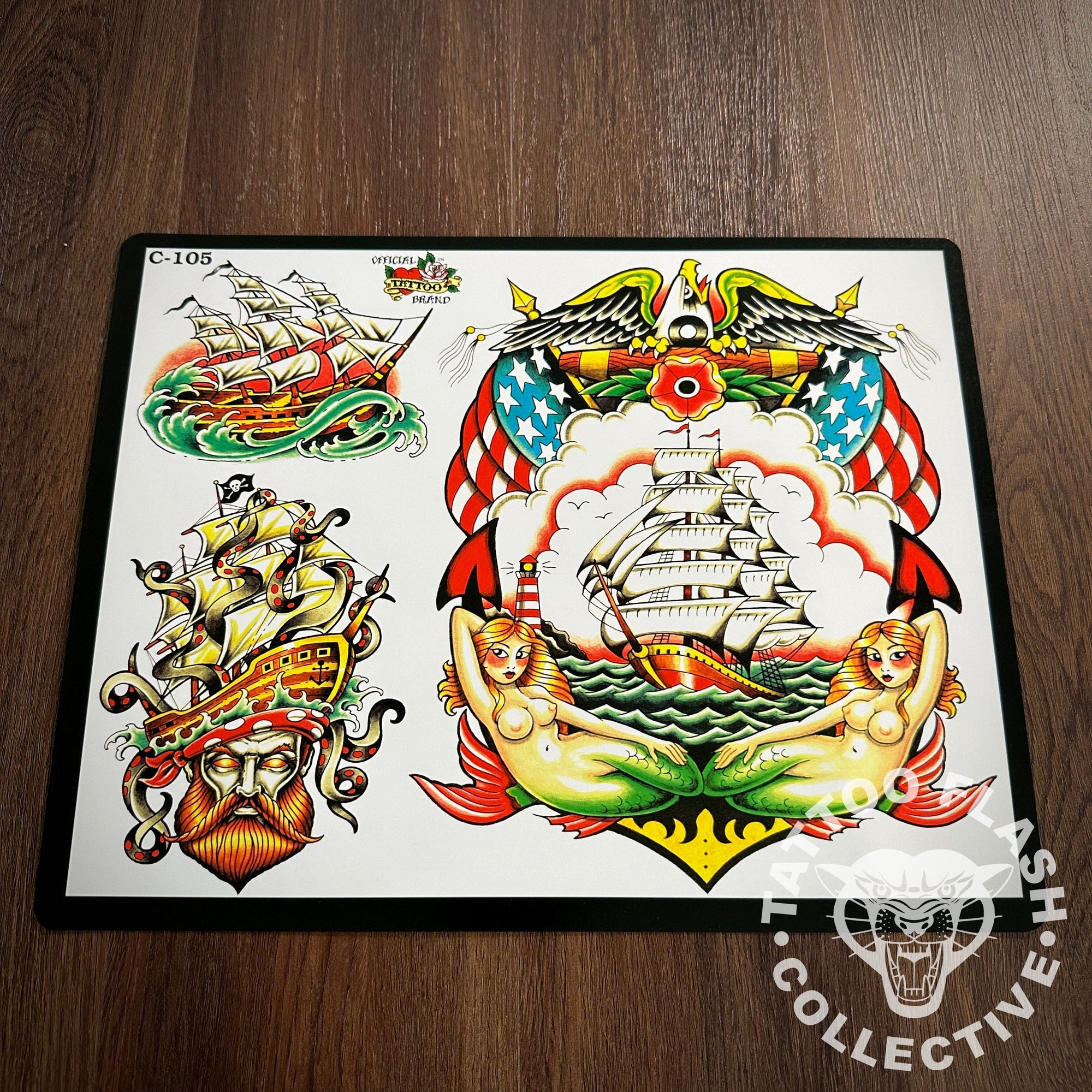 J.D. Crowe Flash J.D. Crowe - Official Tattoo Brand #105