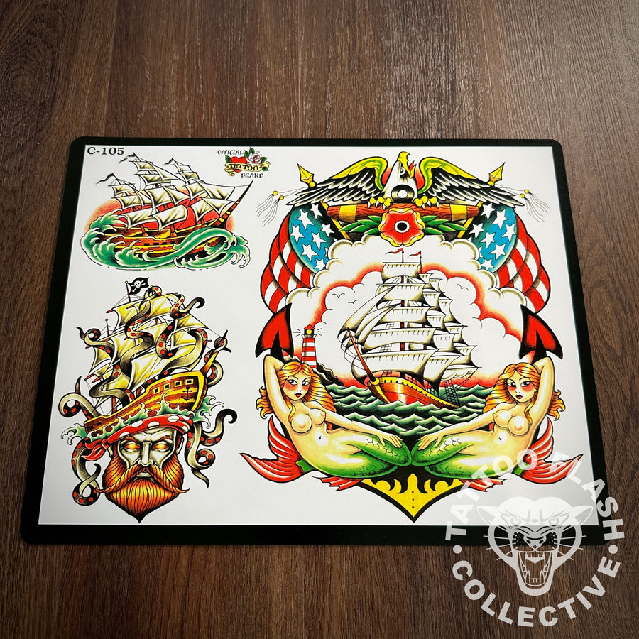 J.D. Crowe Flash J.D. Crowe - Official Tattoo Brand #105