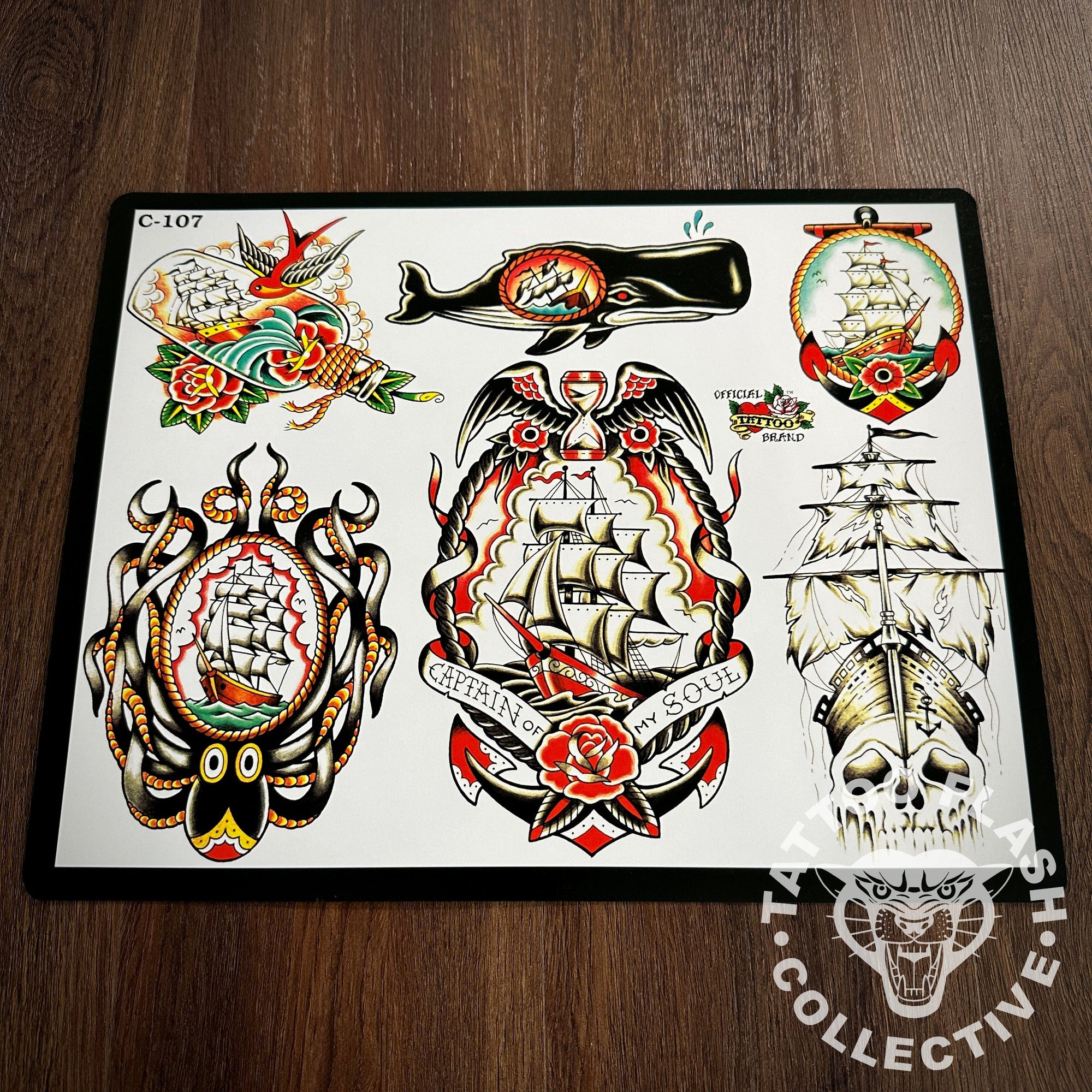 J.D. Crowe Flash J.D. Crowe - Official Tattoo Brand #107