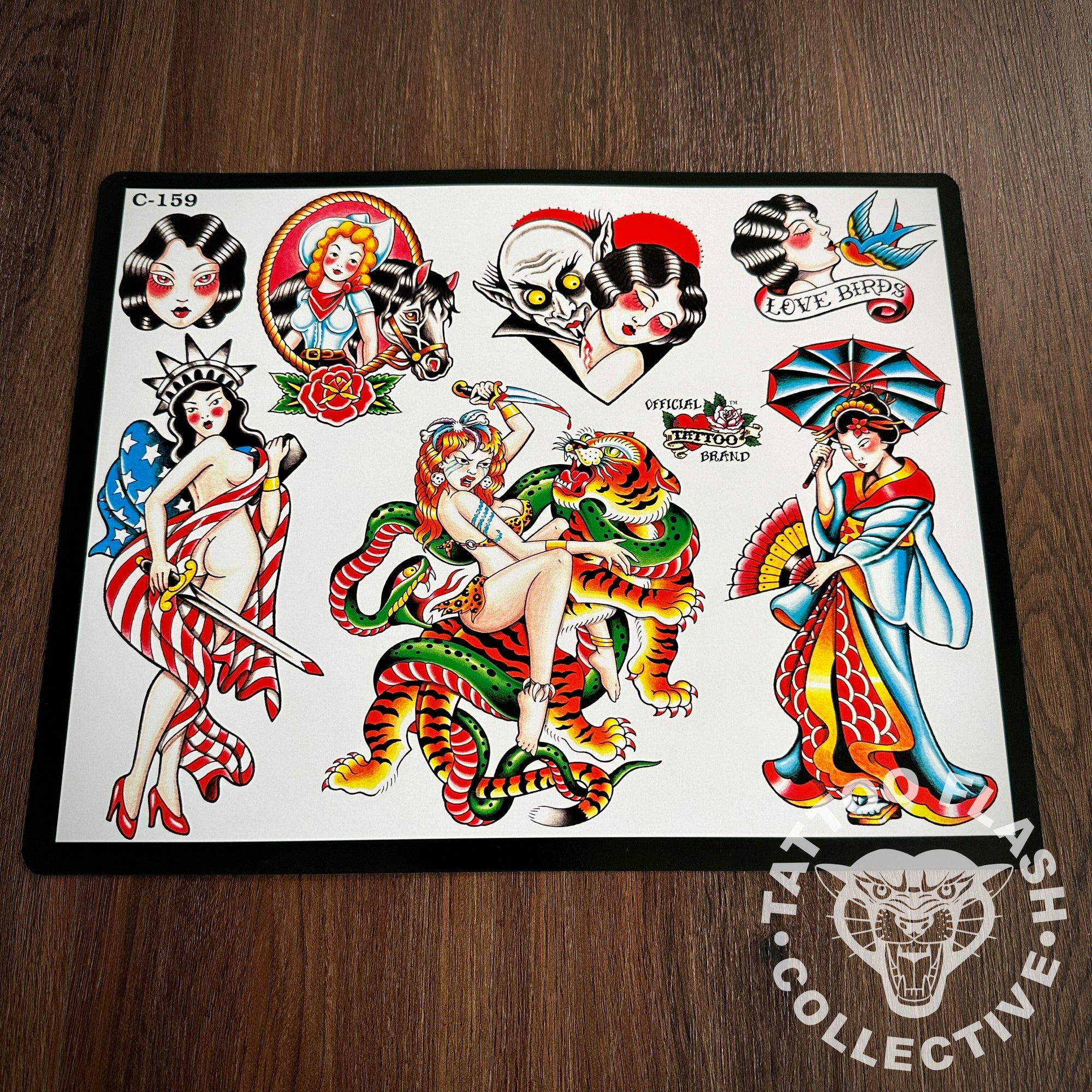 J.D. Crowe Flash J.D. Crowe - Official Tattoo Brand #159