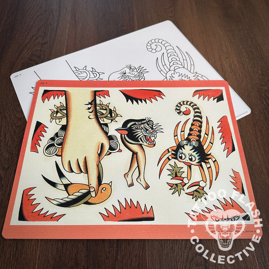 Javier Garcias Flash Javier Garcia Tattoo Flash #01