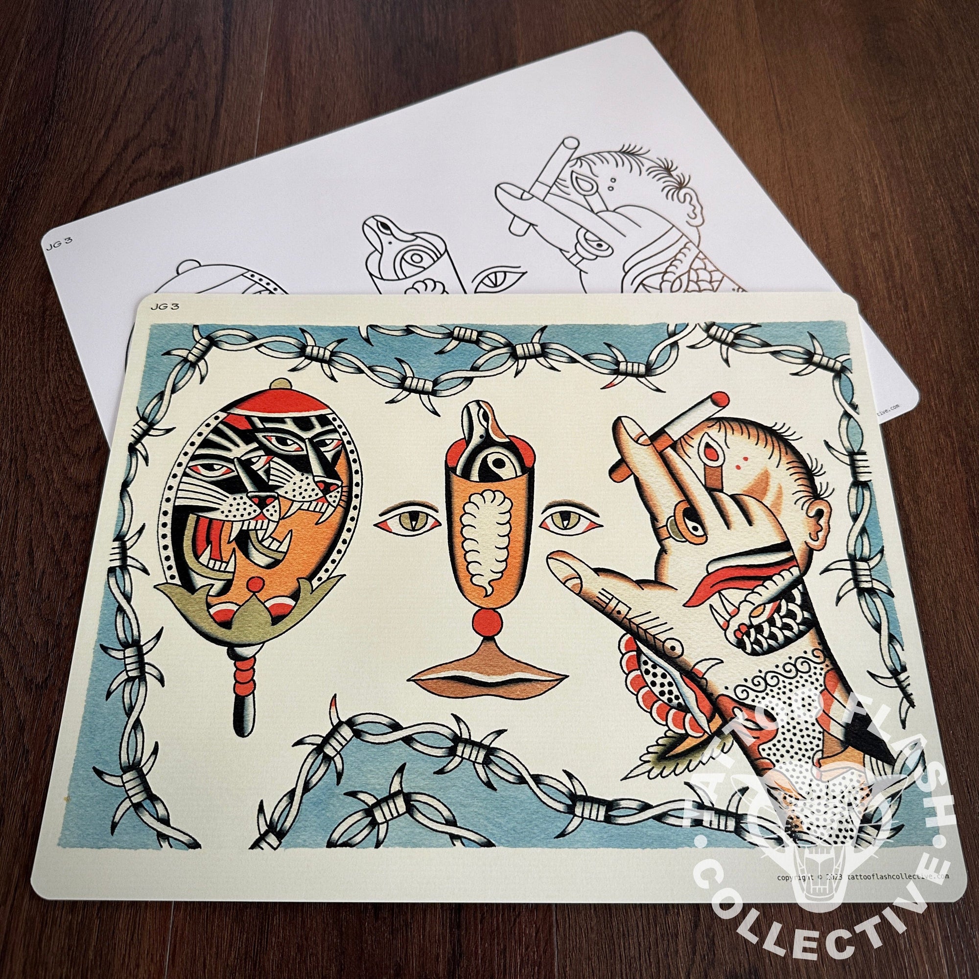 Javier Garcias Flash Javier Garcia Tattoo Flash #03