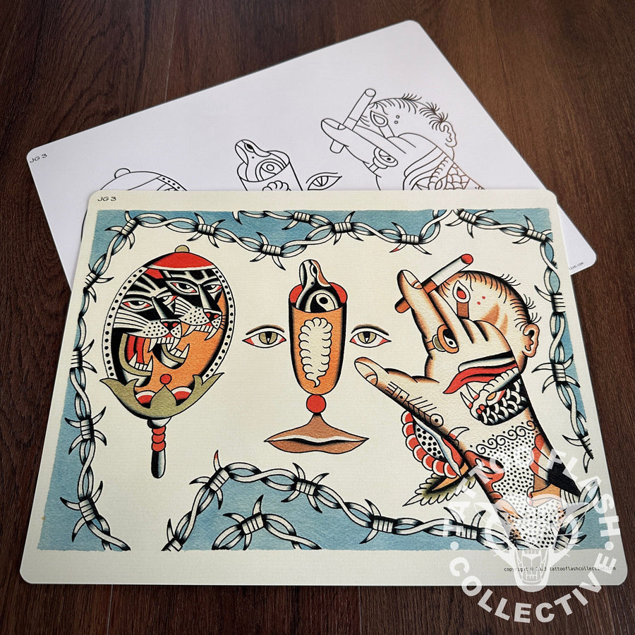 Javier Garcias Flash Javier Garcia Tattoo Flash #03