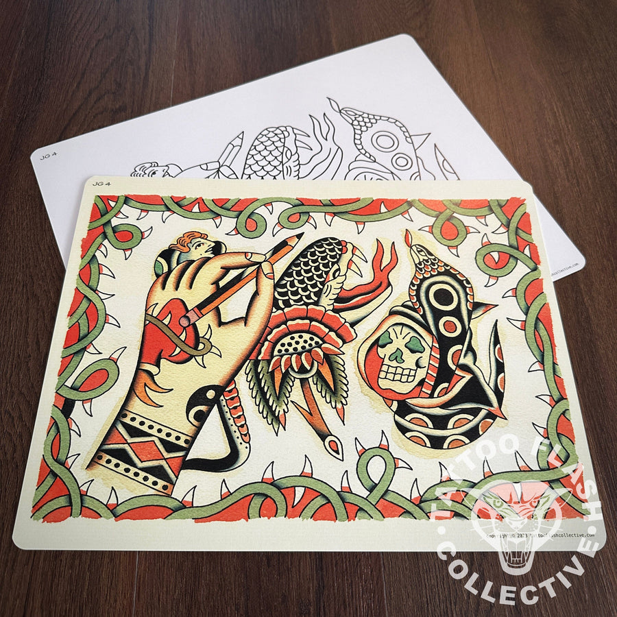 Javier Garcias Flash Javier Garcia Tattoo Flash #04