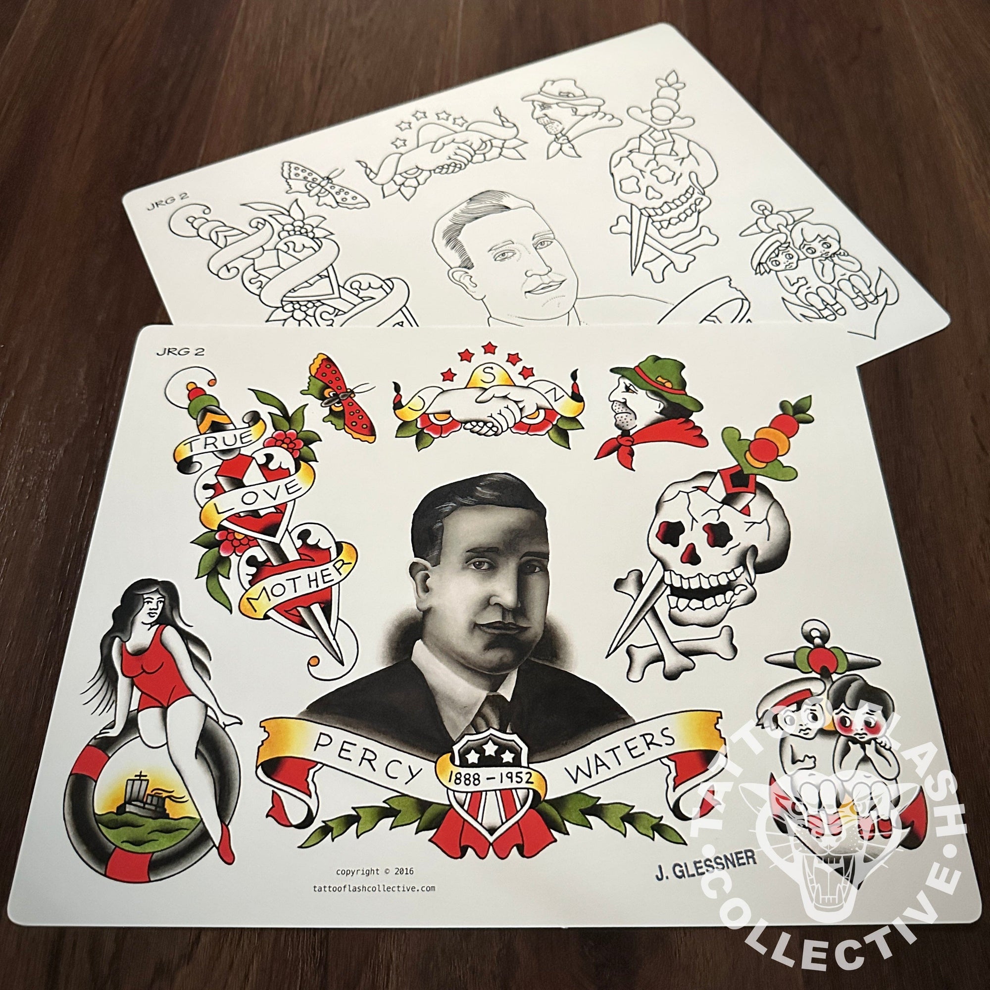 John Glessner Flash John Glessner Tattoo Flash #02