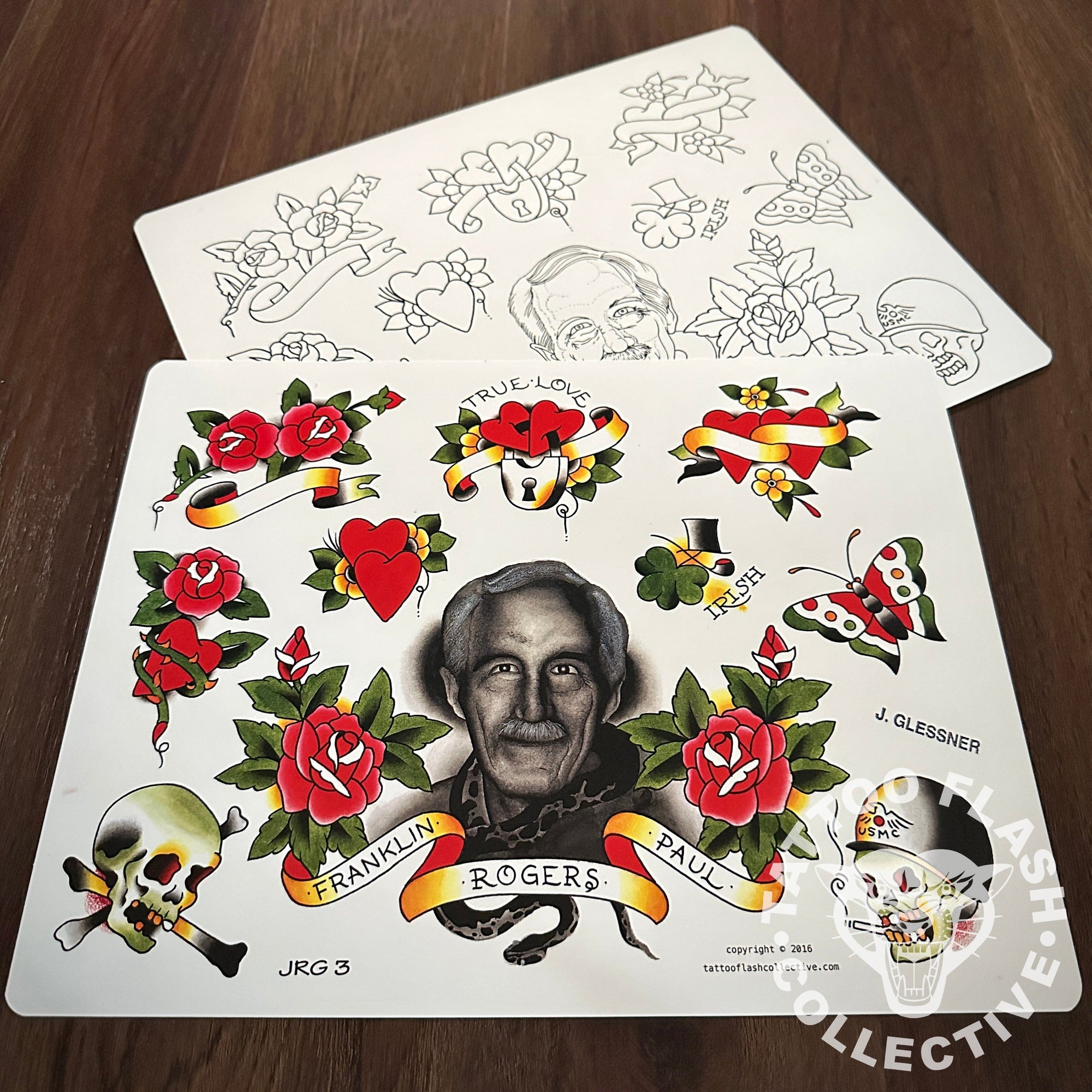 John Glessner Flash John Glessner Tattoo Flash #03