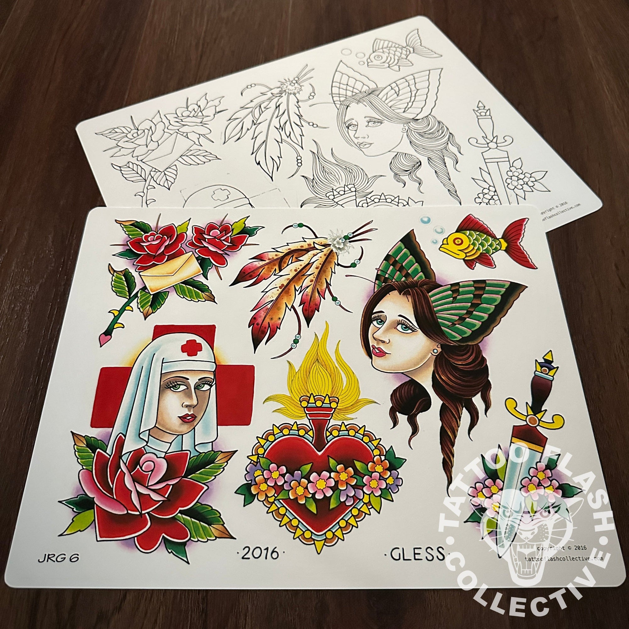 John Glessner Flash John Glessner Tattoo Flash #06