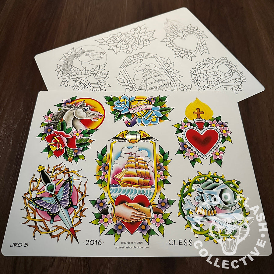 John Glessner Flash John Glessner Tattoo Flash #08