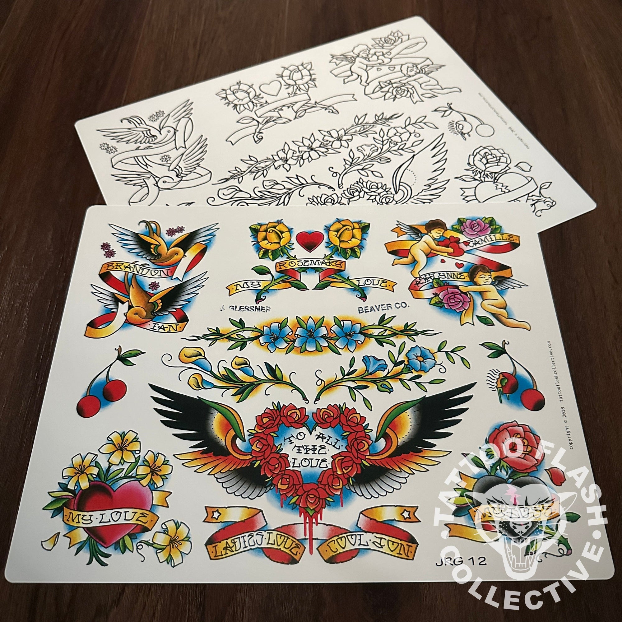 John Glessner Flash John Glessner Tattoo Flash #12