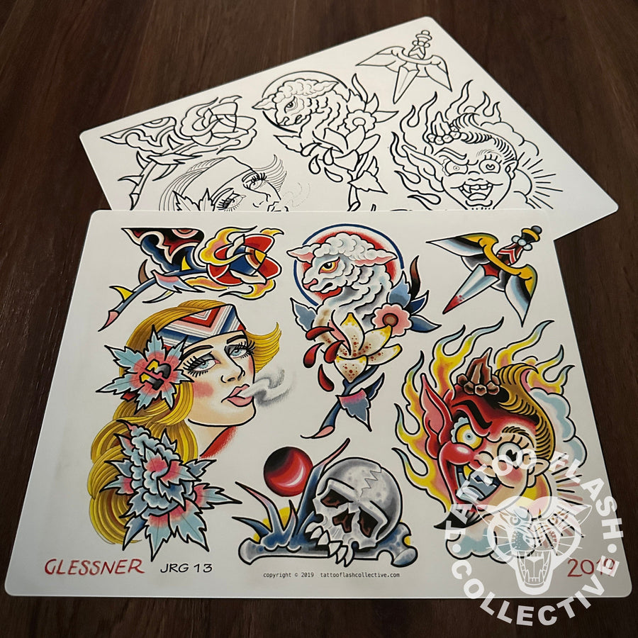 John Glessner Flash John Glessner Tattoo Flash #13