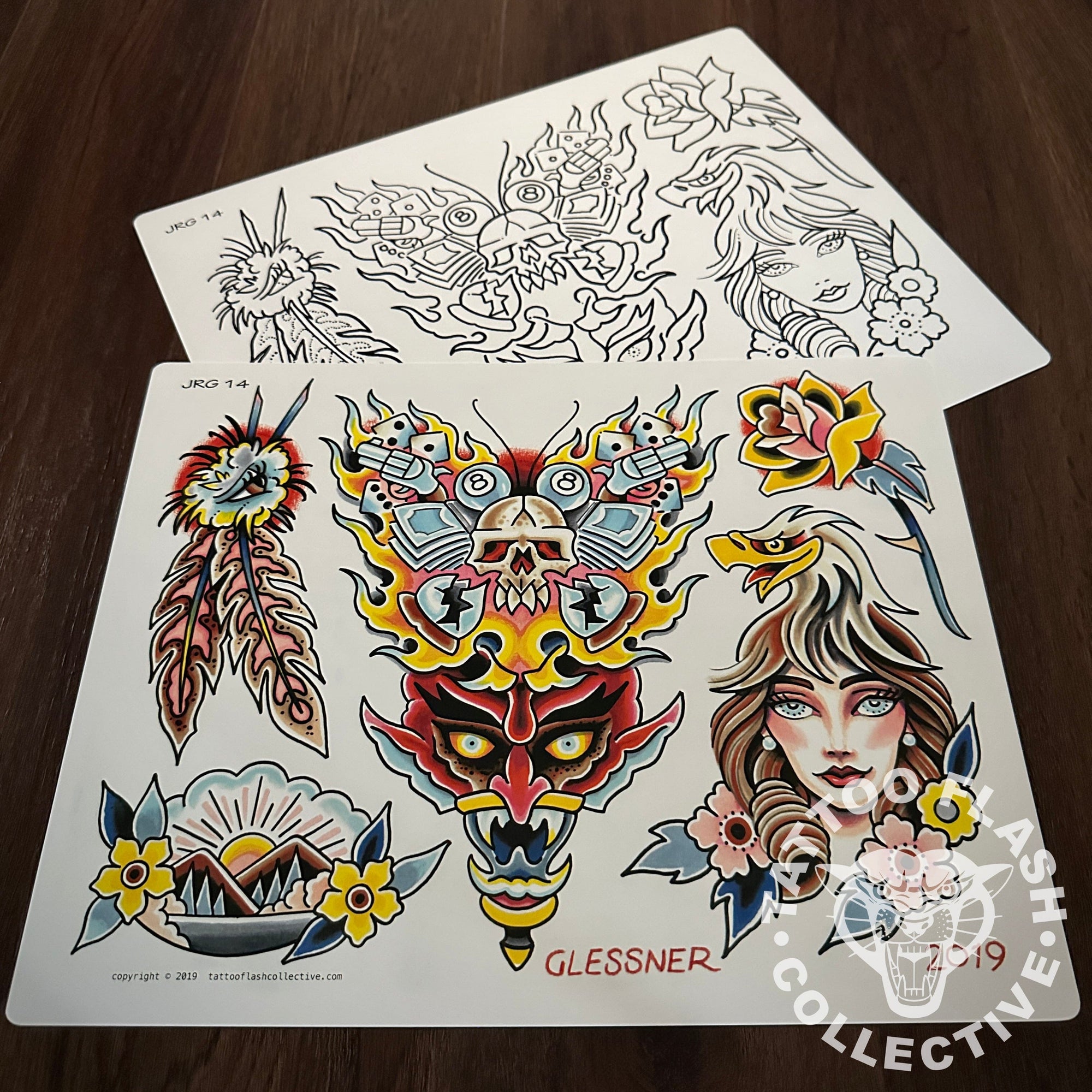 John Glessner Flash John Glessner Tattoo Flash #14