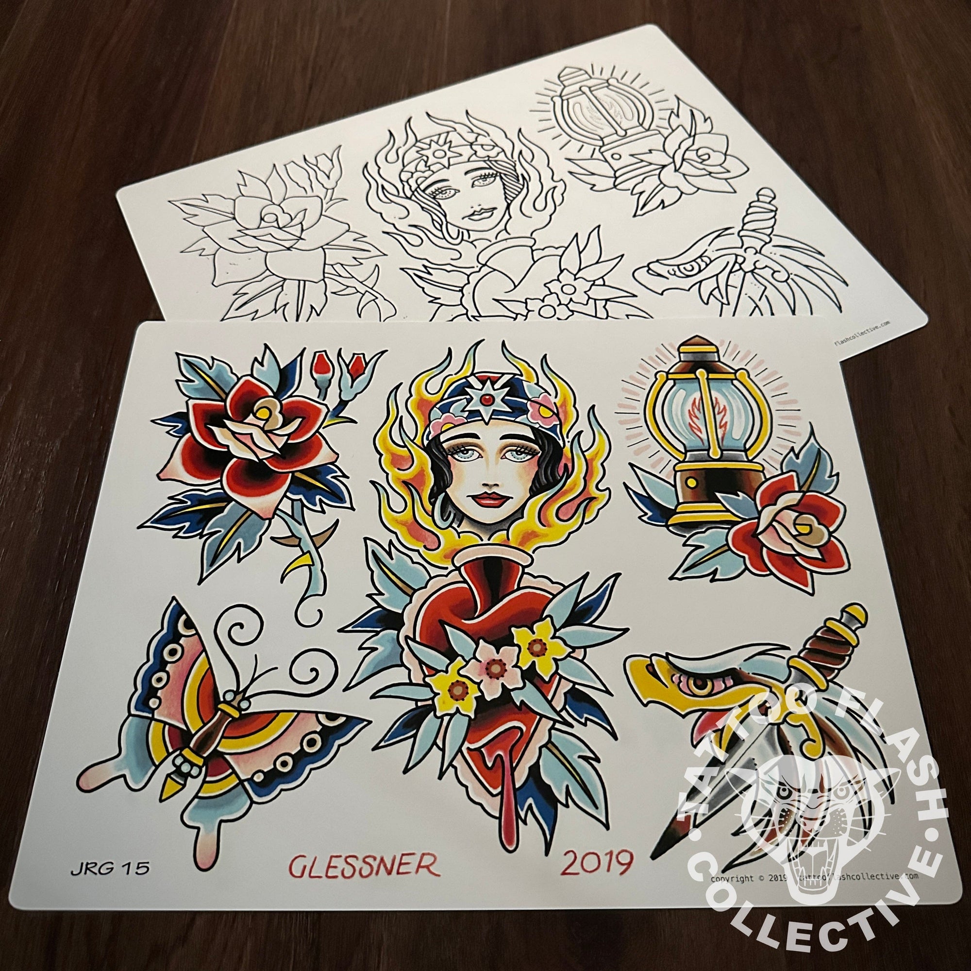 John Glessner Flash John Glessner Tattoo Flash #15