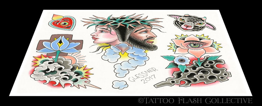 John Glessner Flash John Glessner Tattoo Flash #24