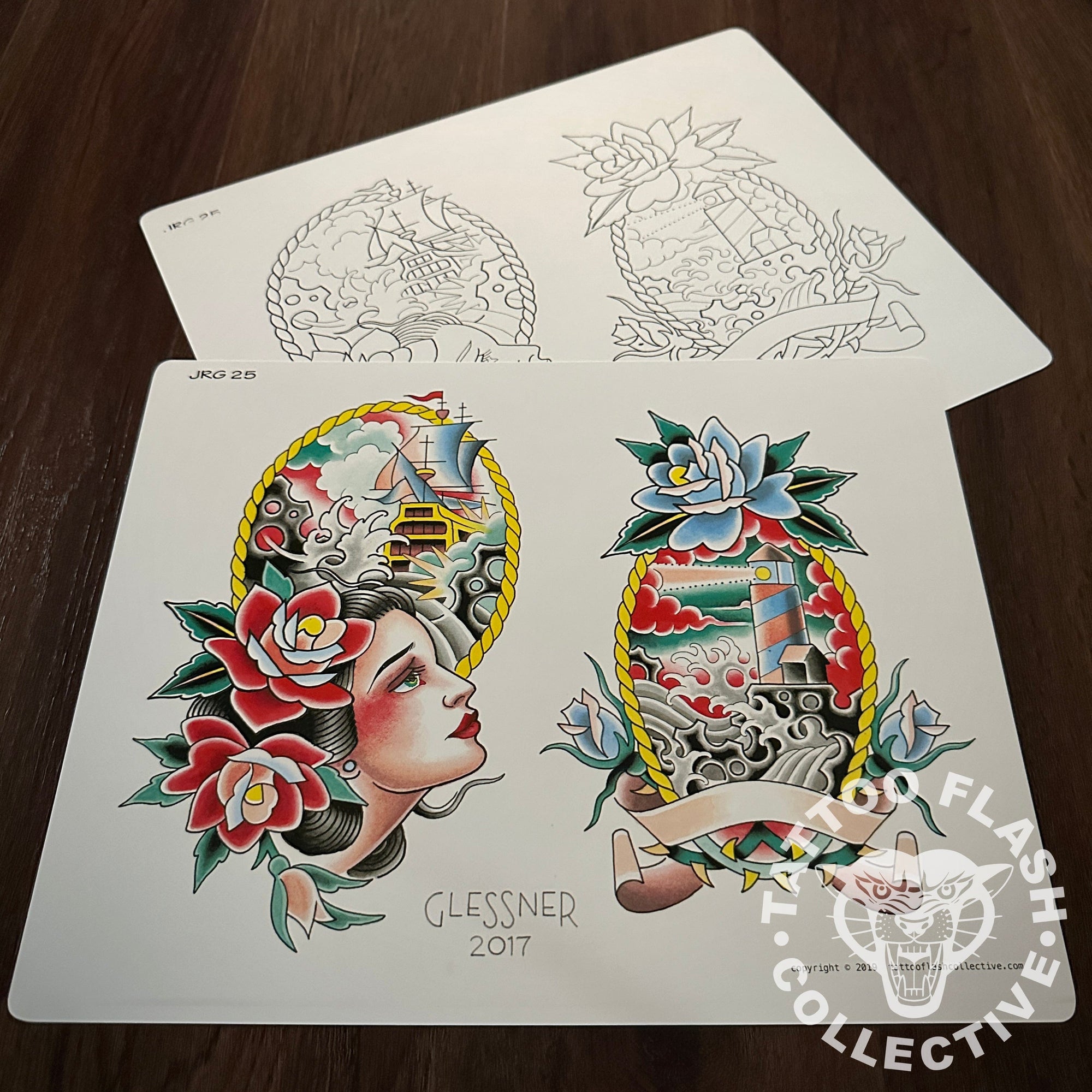 John Glessner Flash John Glessner Tattoo Flash #25