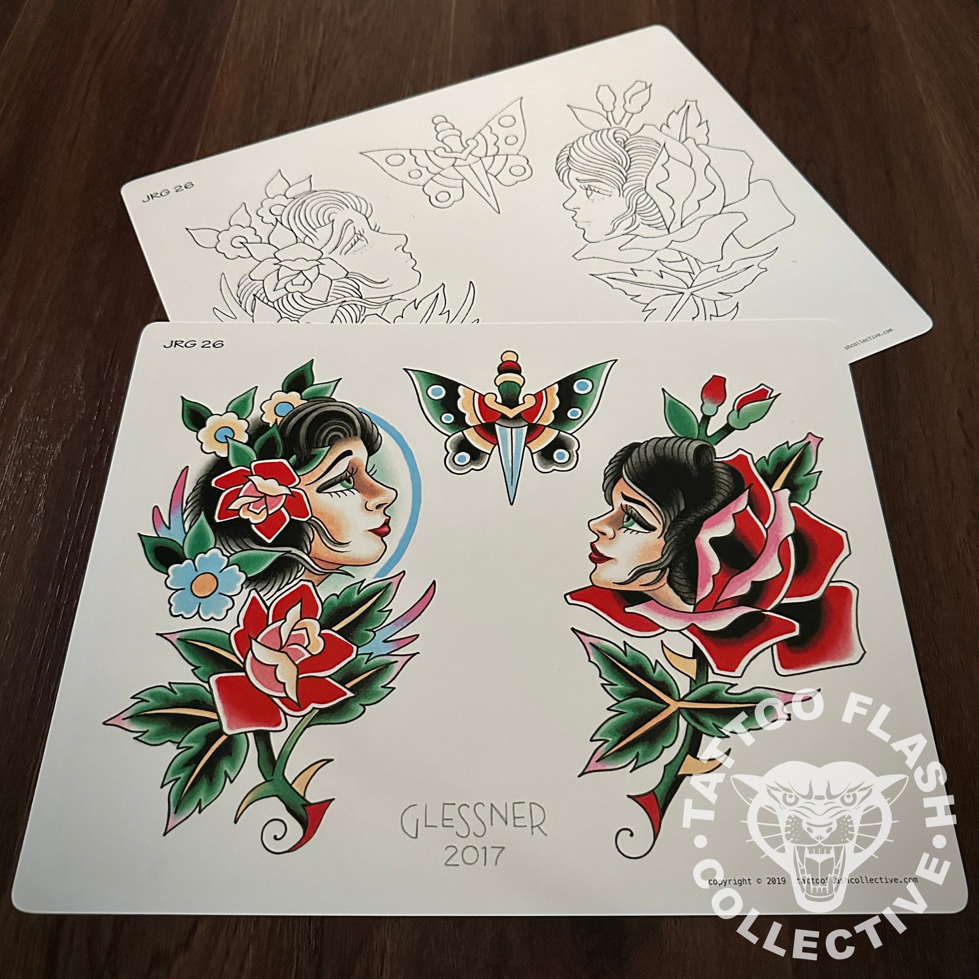 John Glessner Flash John Glessner Tattoo Flash #26