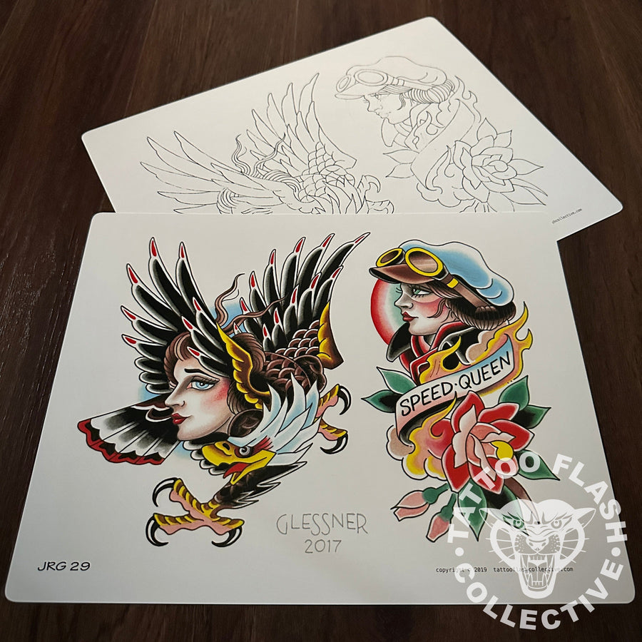 John Glessner Flash John Glessner Tattoo Flash #29